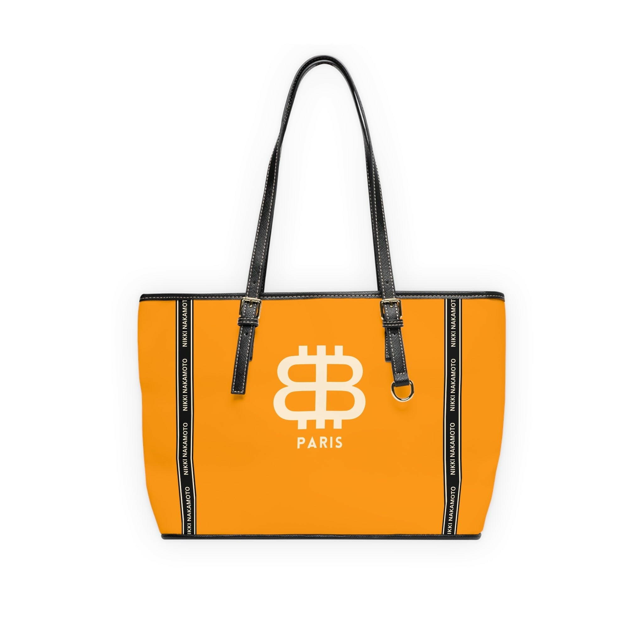 BITCOIN PARIS / Orange Purse - Nikki Nakamoto Bags - The Orange Habit
