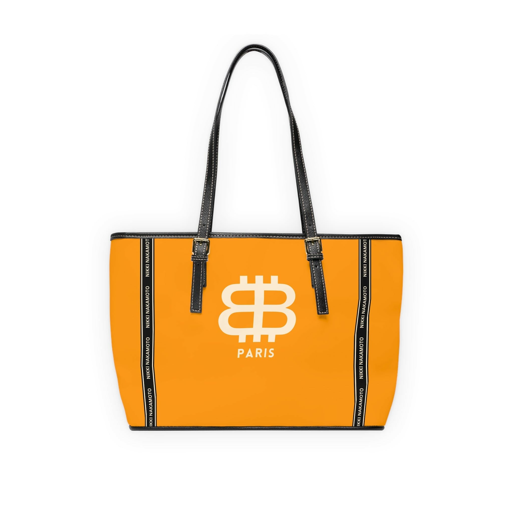 BITCOIN PARIS / Orange Purse - Nikki Nakamoto Bags - The Orange Habit