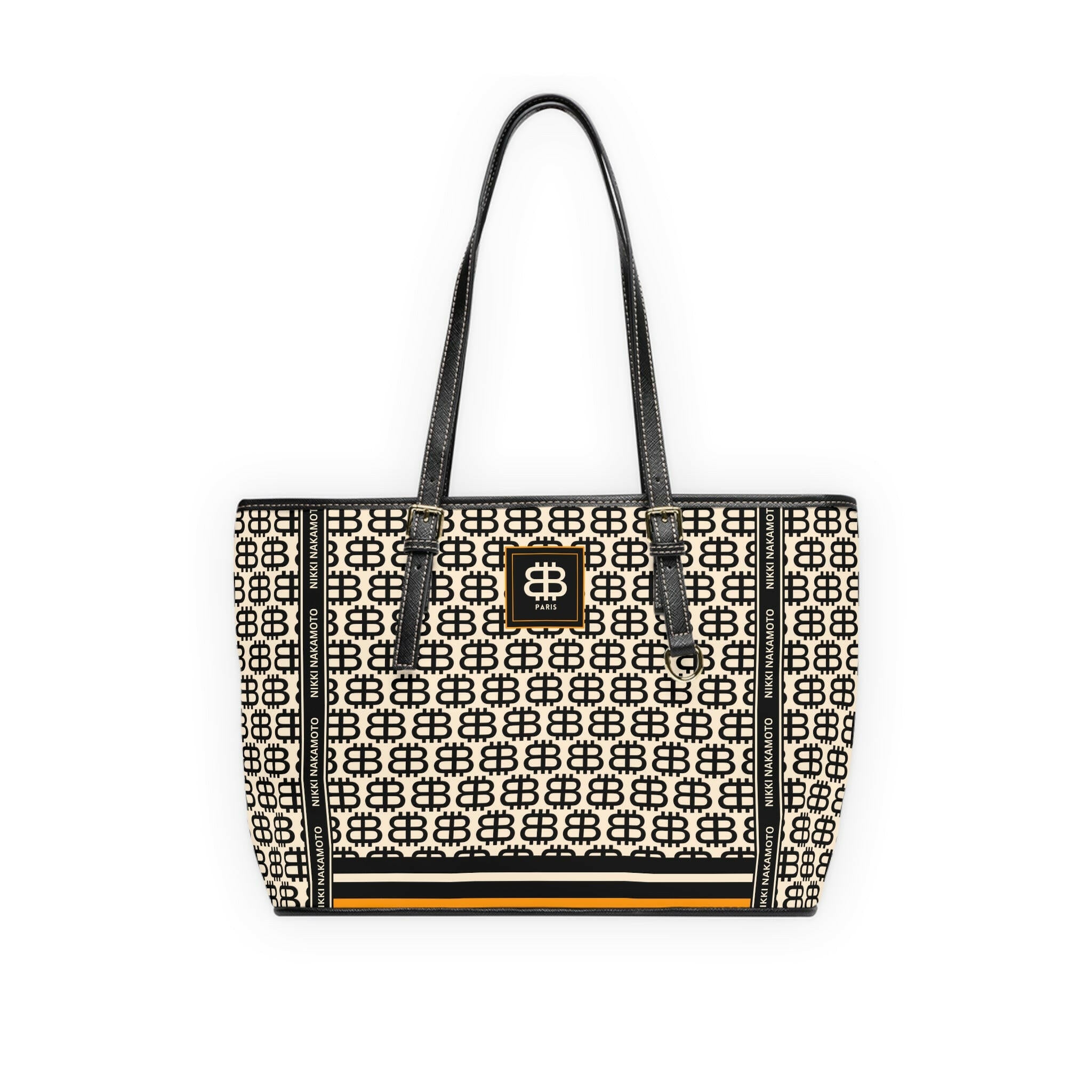 BITCOIN PARIS / Purse in Cream/Black - Nikki Nakamoto Bags - The Orange Habit