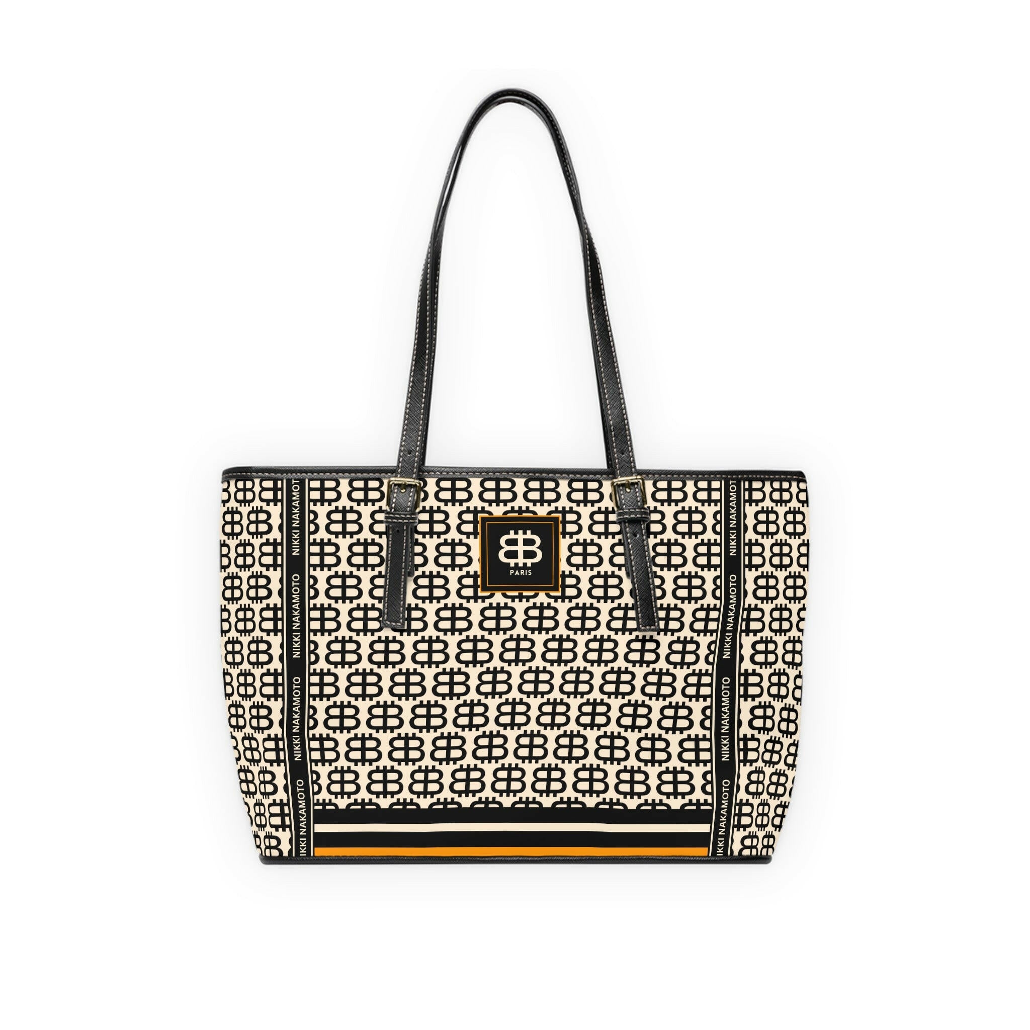 BITCOIN PARIS / Purse in Cream/Black - Nikki Nakamoto Bags - The Orange Habit