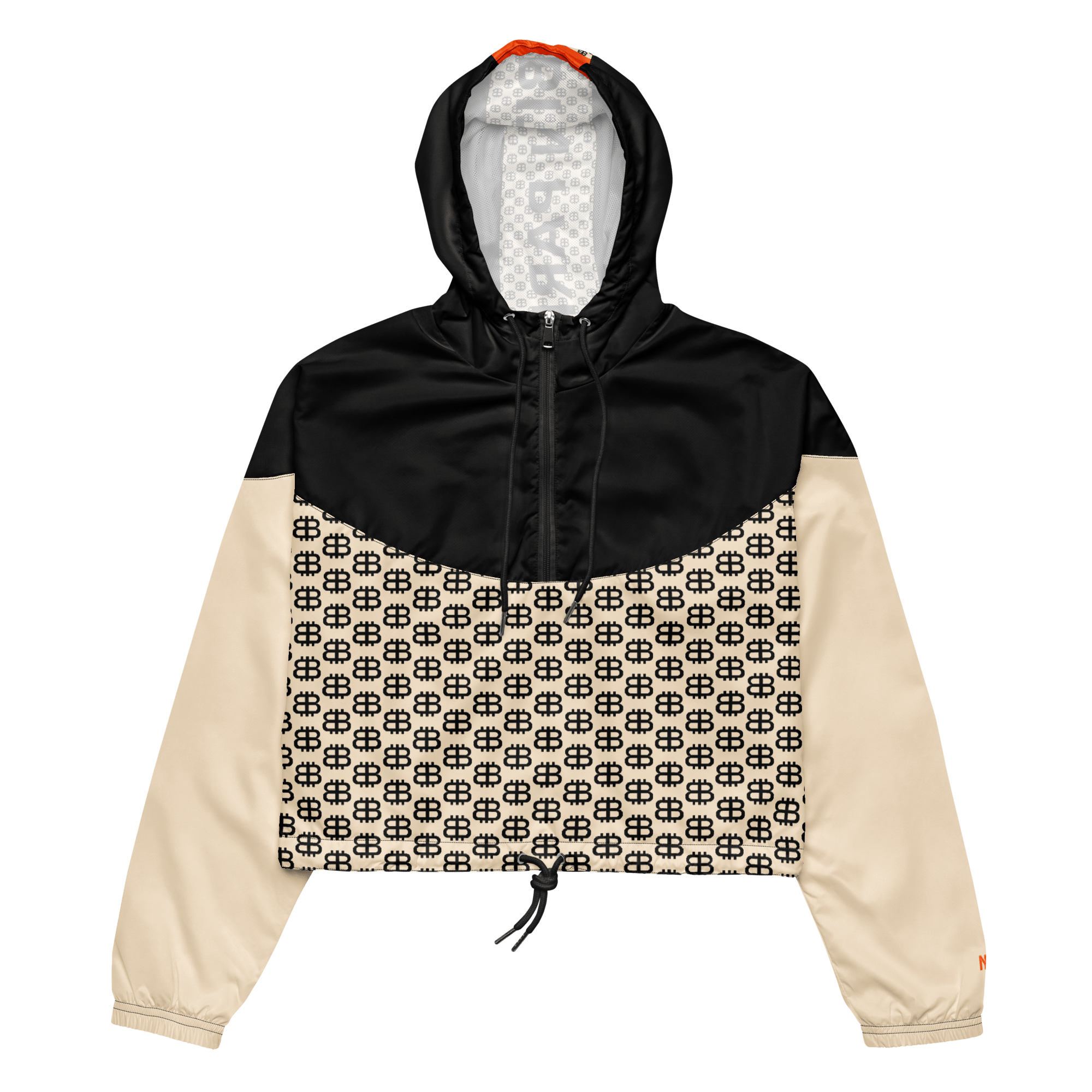 BITCOIN PARIS / Women's Windbreaker - Nikki Nakamoto - The Orange Habit