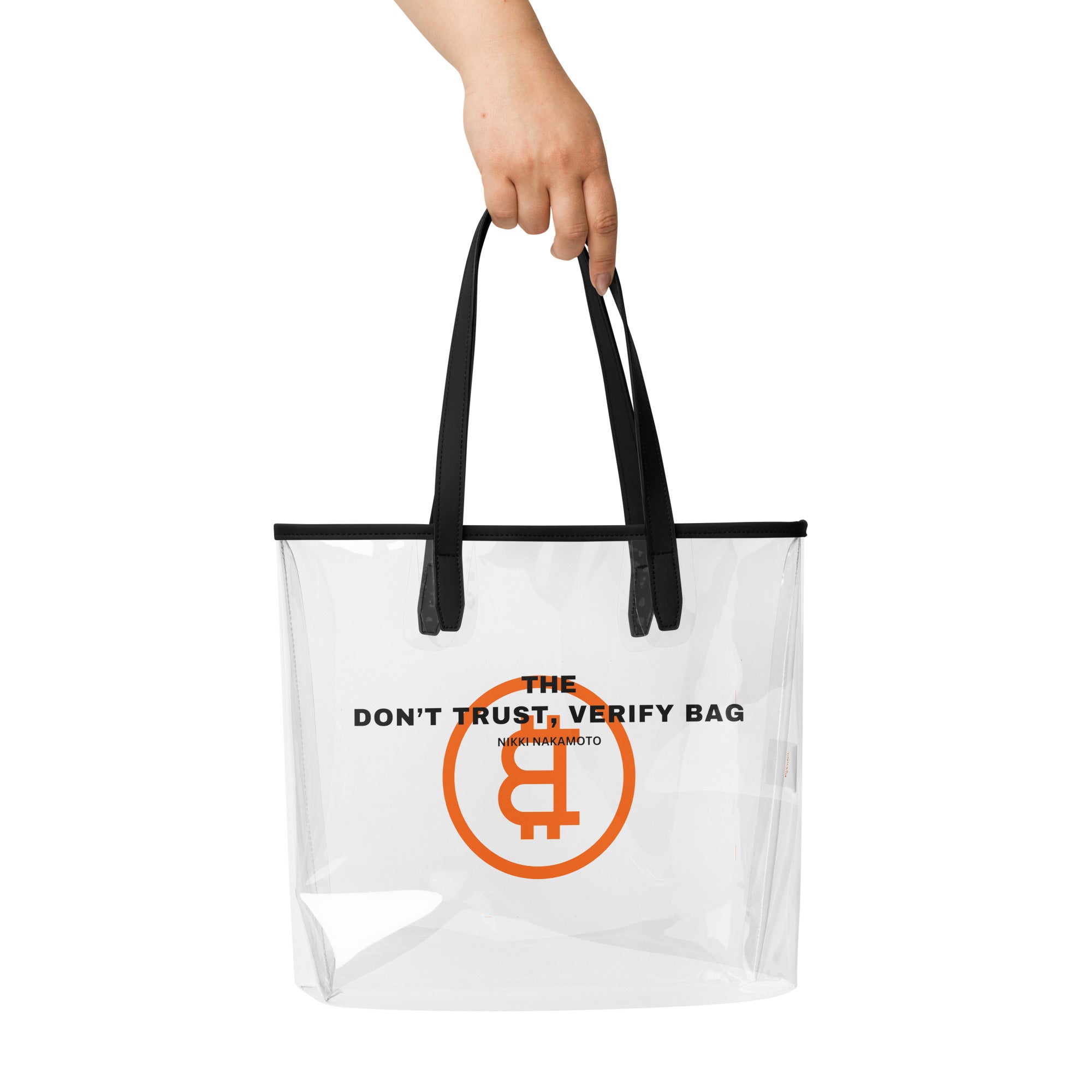 Don't Trust, Verify / Clear Tote