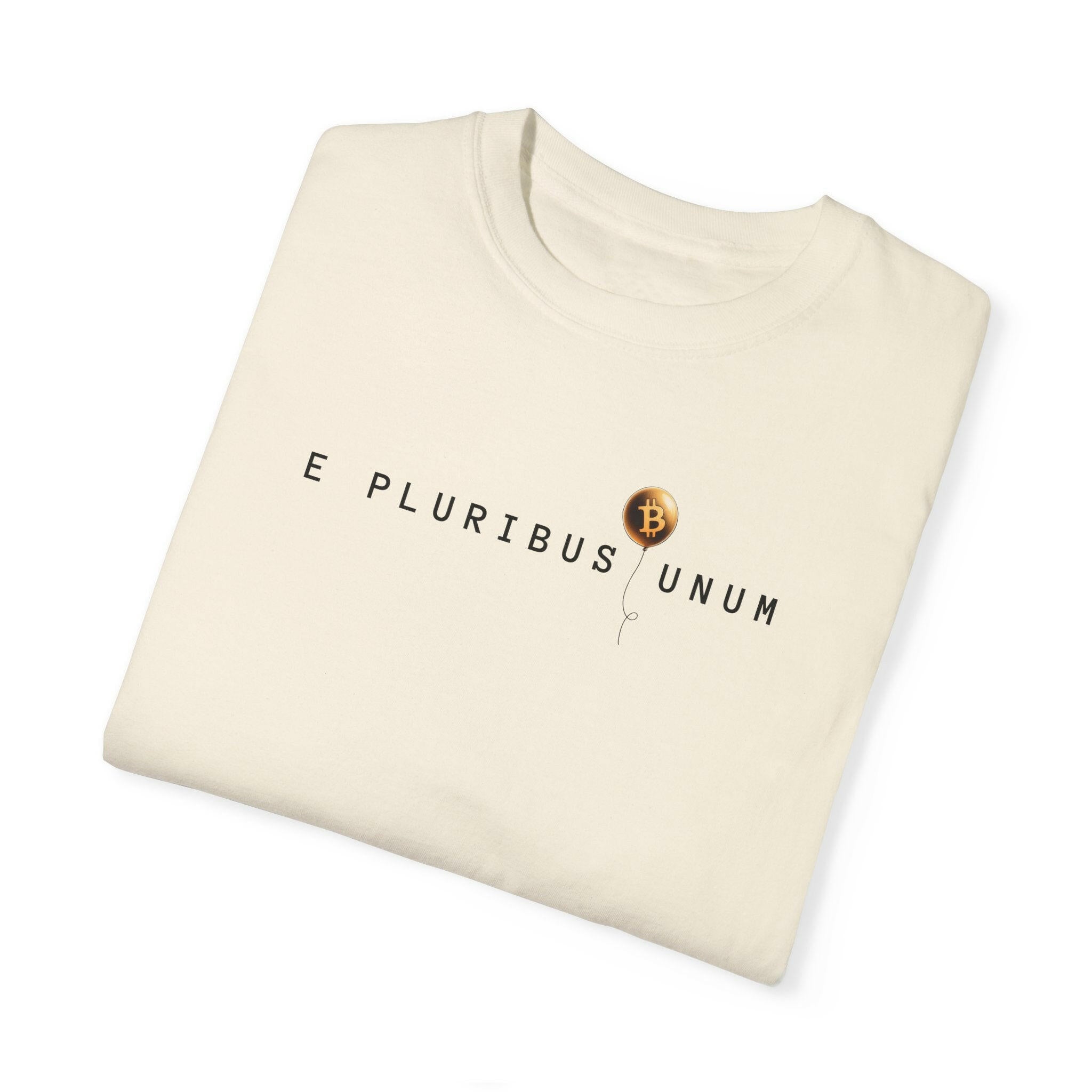 E PLURIBUS UNUM / Bitcoin T-Shirt - SVRN_T - The Orange Habit