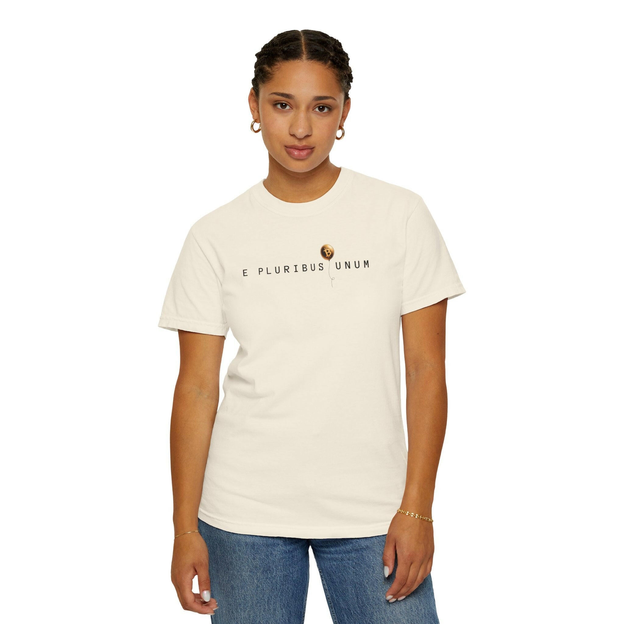 E PLURIBUS UNUM / Bitcoin T-Shirt - SVRN_T - The Orange Habit