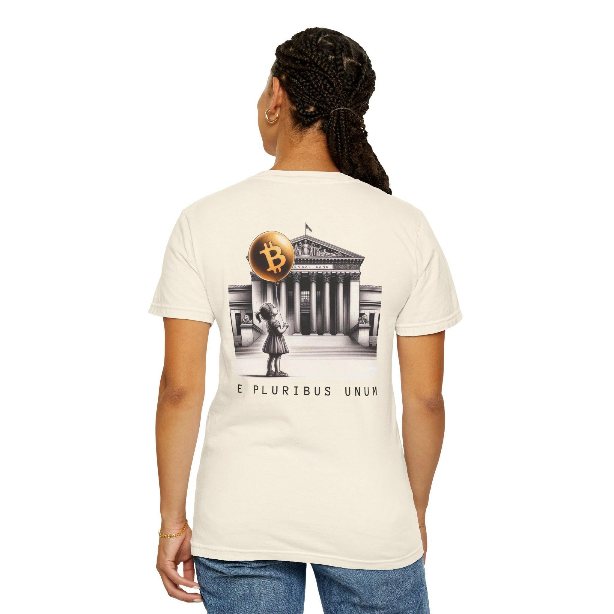 E PLURIBUS UNUM / Bitcoin T-Shirt - SVRN_T - The Orange Habit