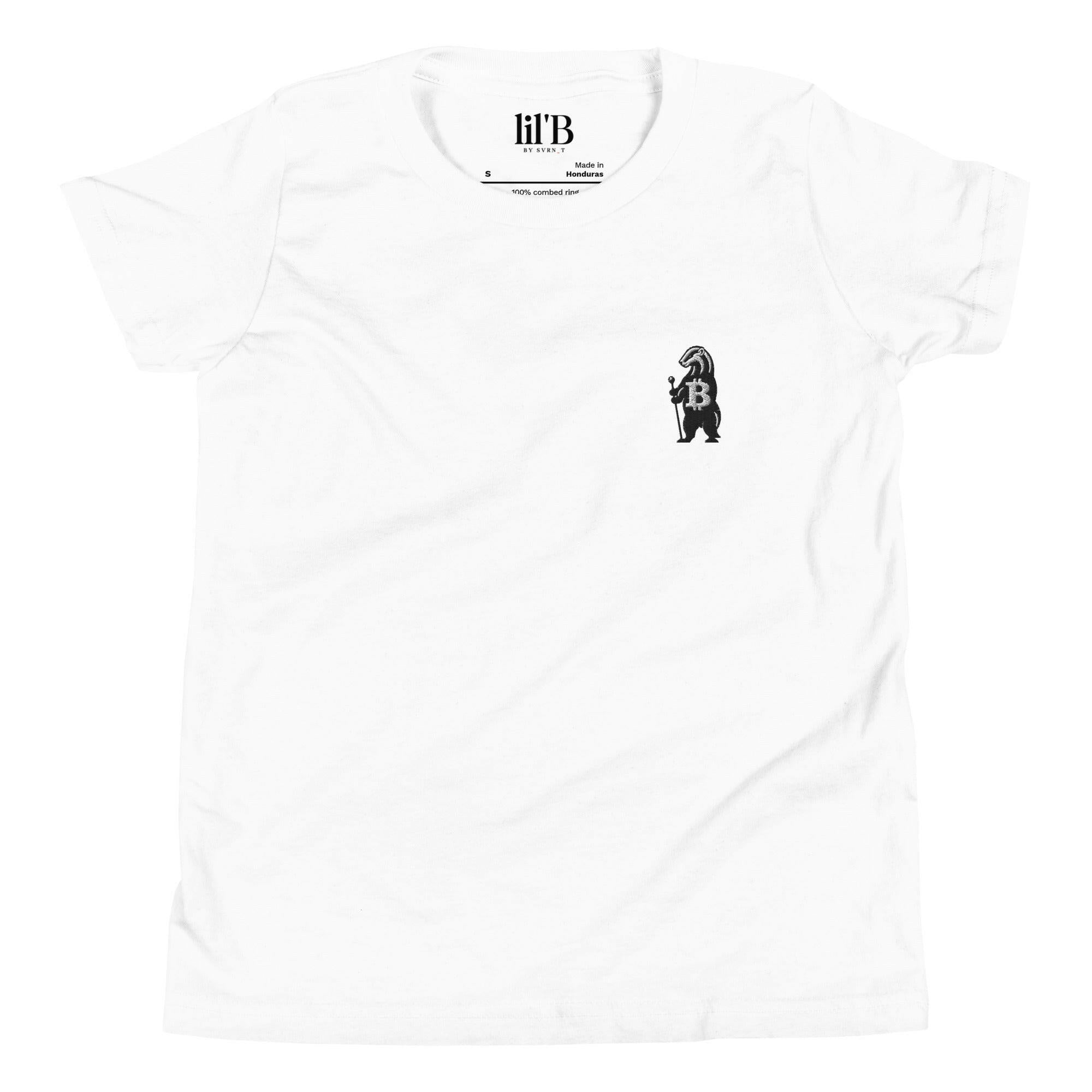 HONEY BADGER / Embroidered Kids' Bitcoin Tee - Lil'B - The Orange Habit