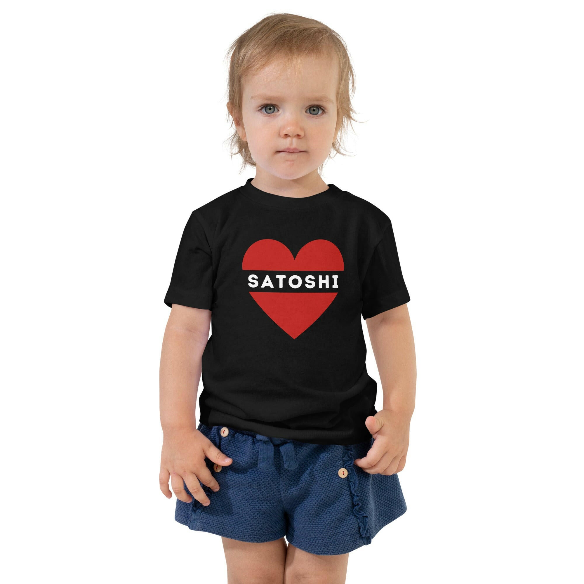 I HEART SATOSHI / Toddler Bitcoin Tee - Lil'B - The Orange Habit
