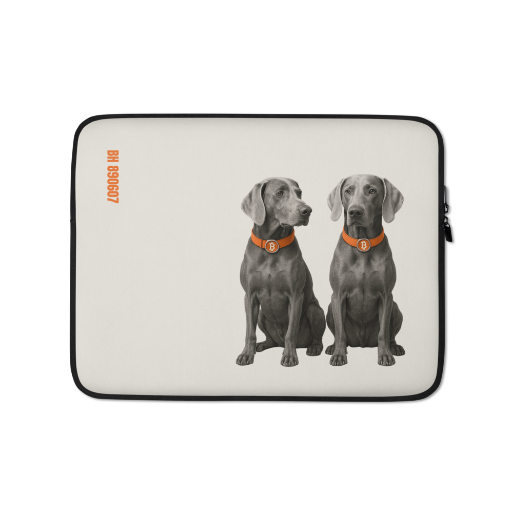 HODL Dog / Weimaraner Laptop Sleeve - The Orange Habit
