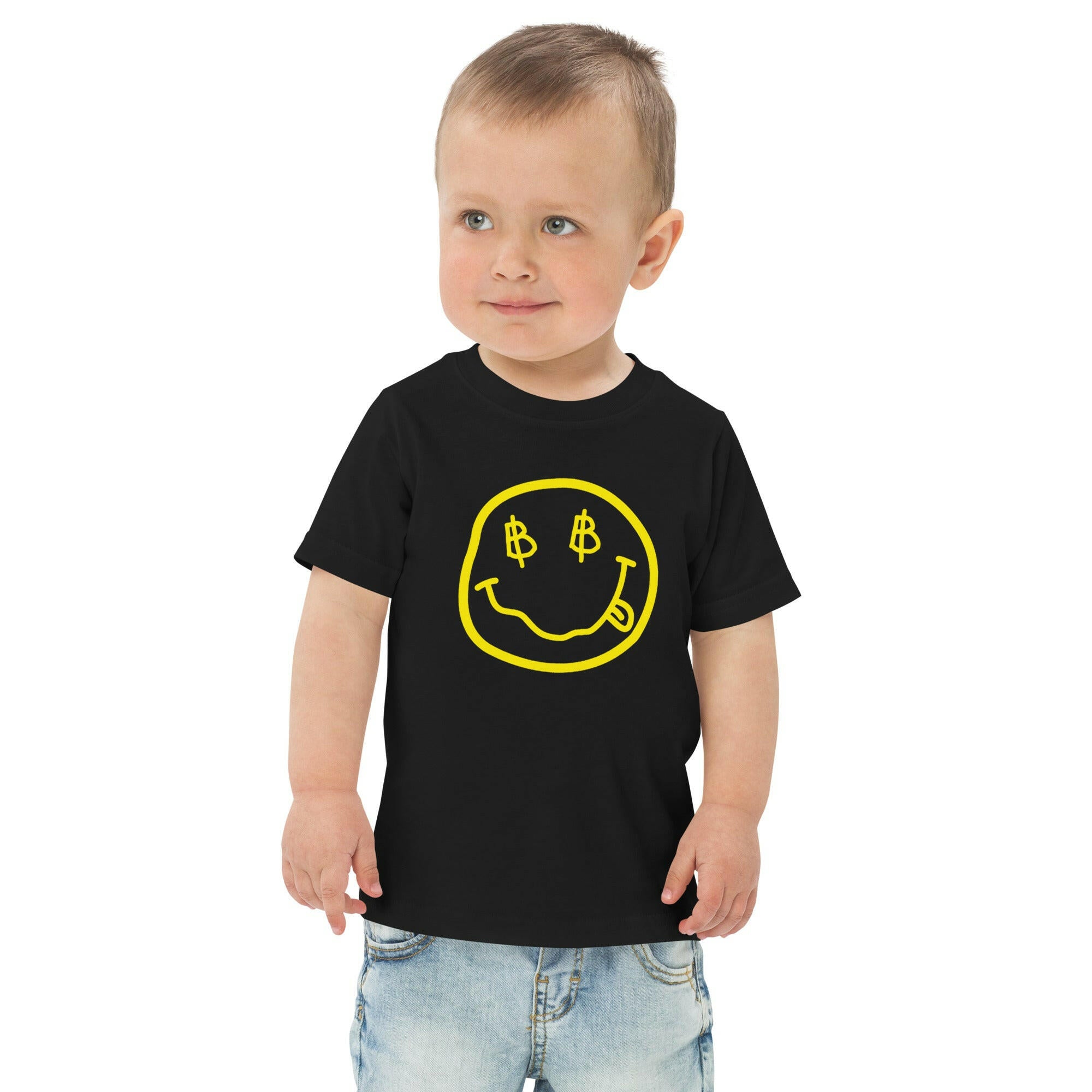 Satoshi Smiles / Toddler Bitcoin Tee - Lil'B - The Orange Habit
