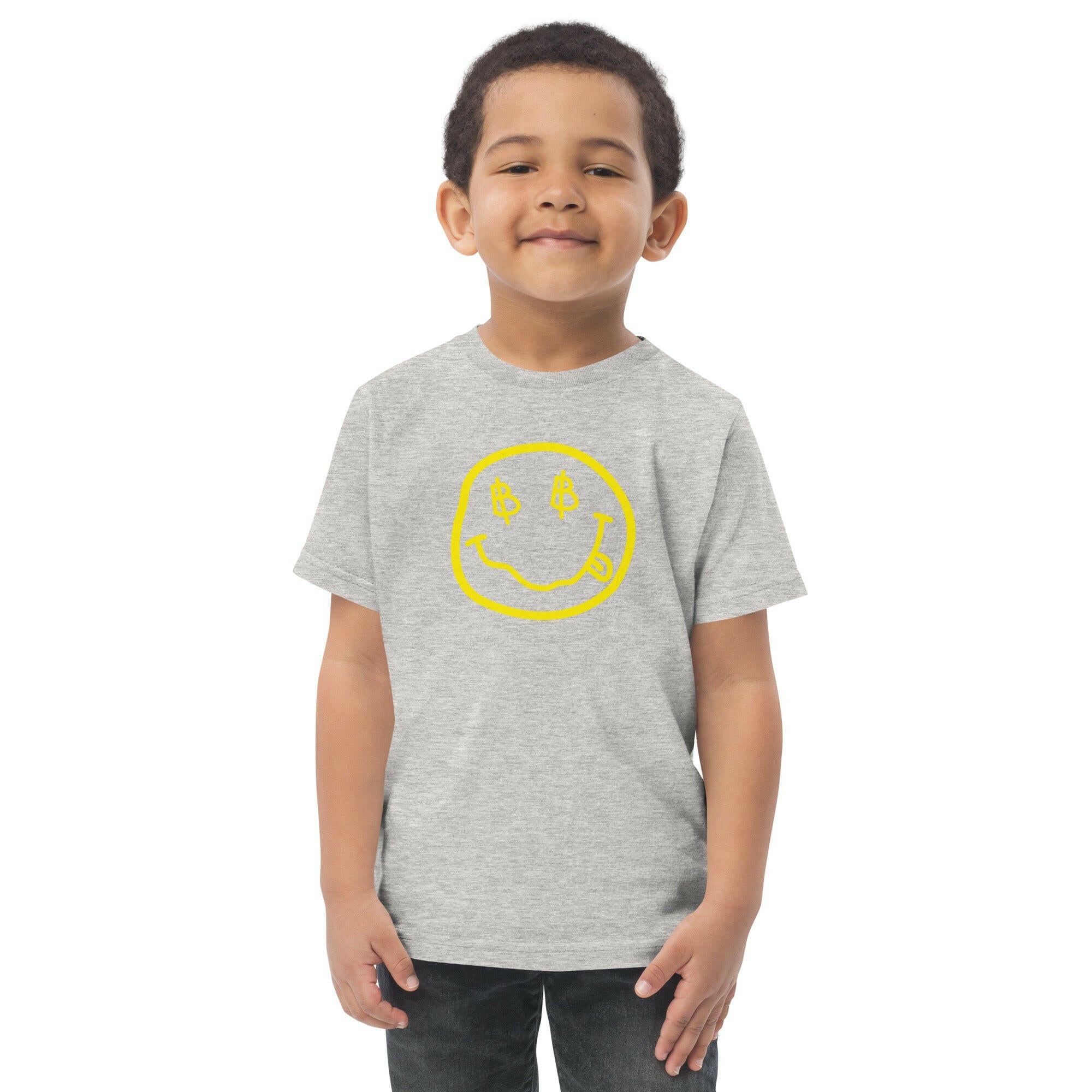 Satoshi Smiles / Toddler Bitcoin Tee - Lil'B - The Orange Habit