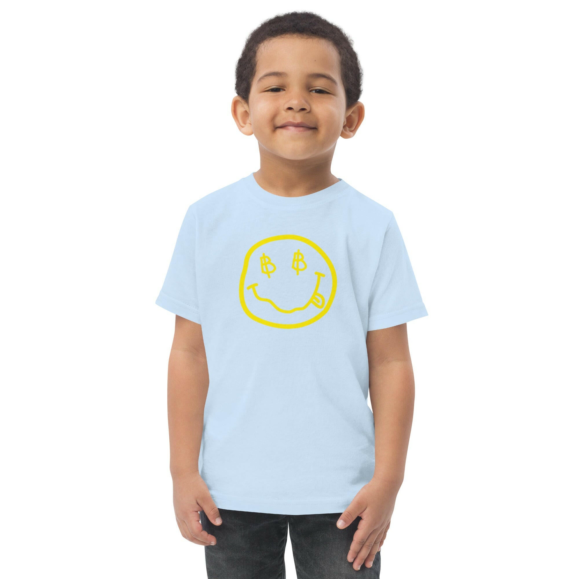 Satoshi Smiles / Toddler Bitcoin Tee - Lil'B - The Orange Habit