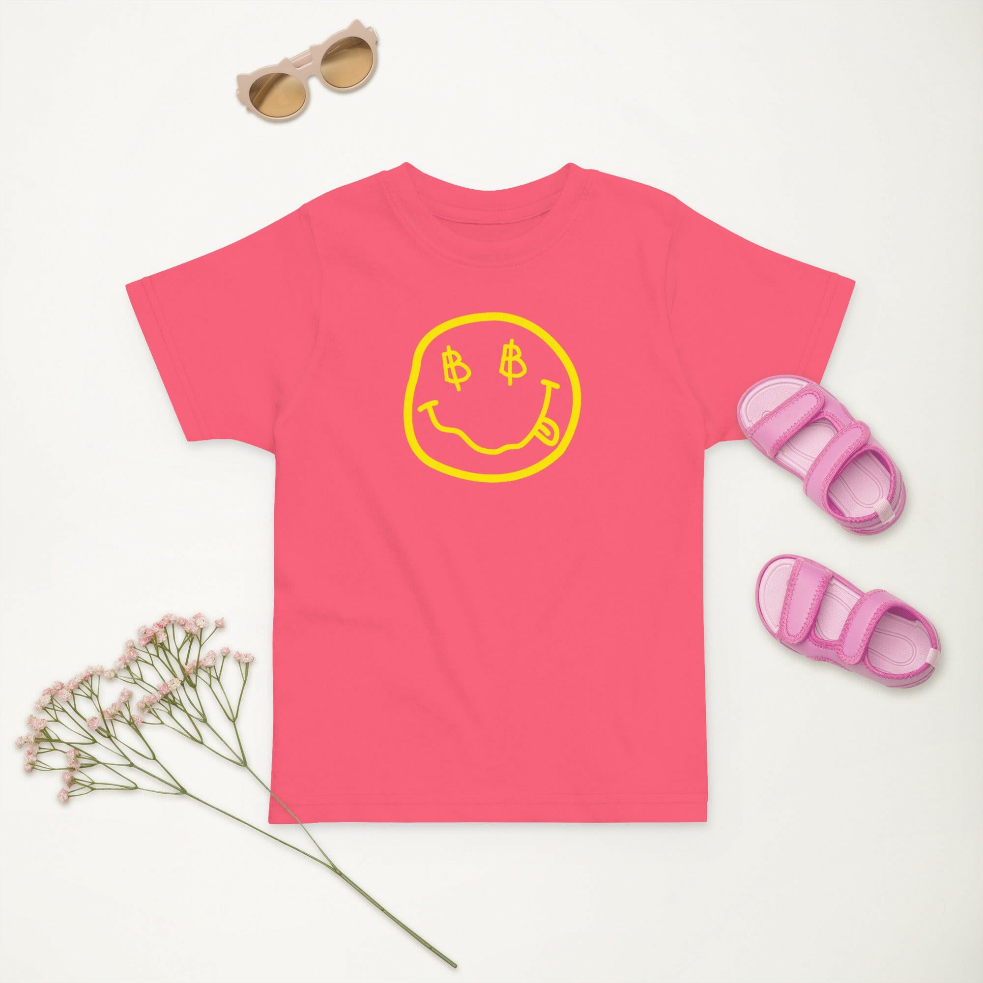 Satoshi Smiles / Toddler Bitcoin Tee - Lil'B - The Orange Habit