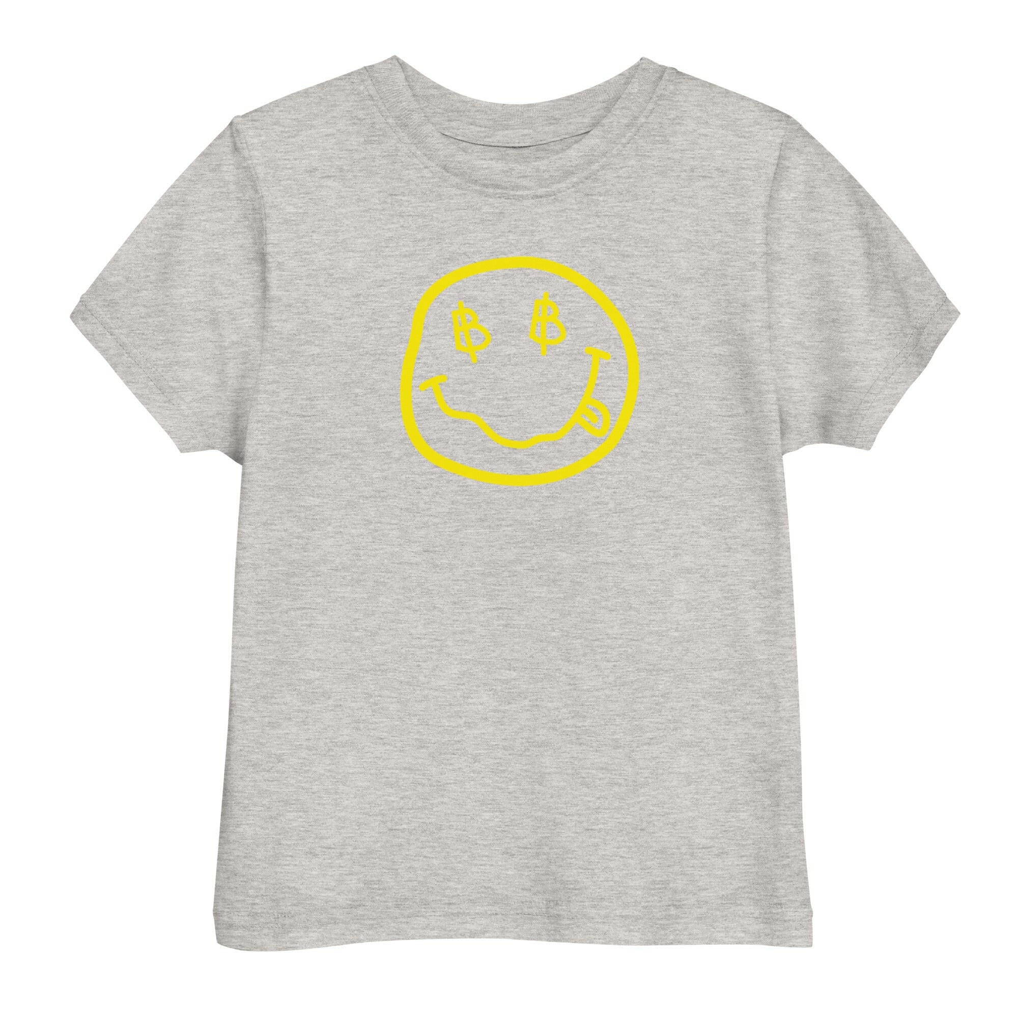 Satoshi Smiles / Toddler Bitcoin Tee - Lil'B - The Orange Habit