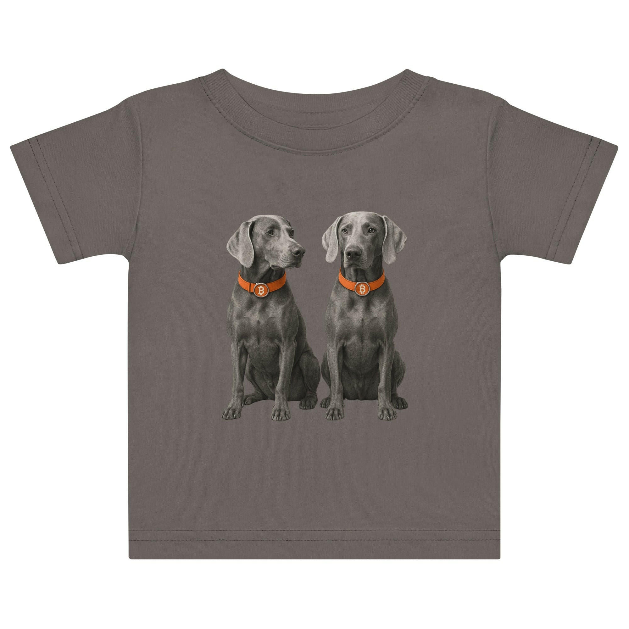 HODL Dog - Weimaraner / Infants Bitcoin Tee - Lil'B - The Orange Habit