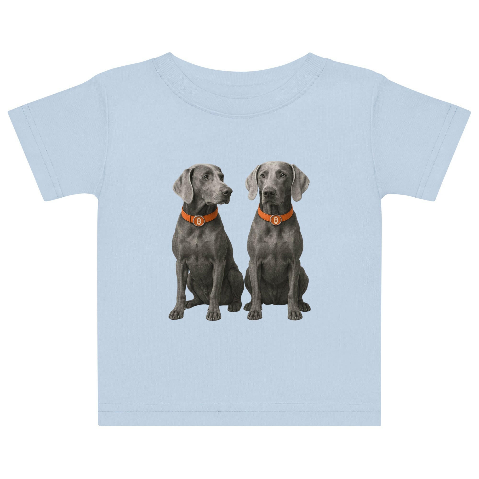 HODL Dog - Weimaraner / Infants Bitcoin Tee - Lil'B - The Orange Habit