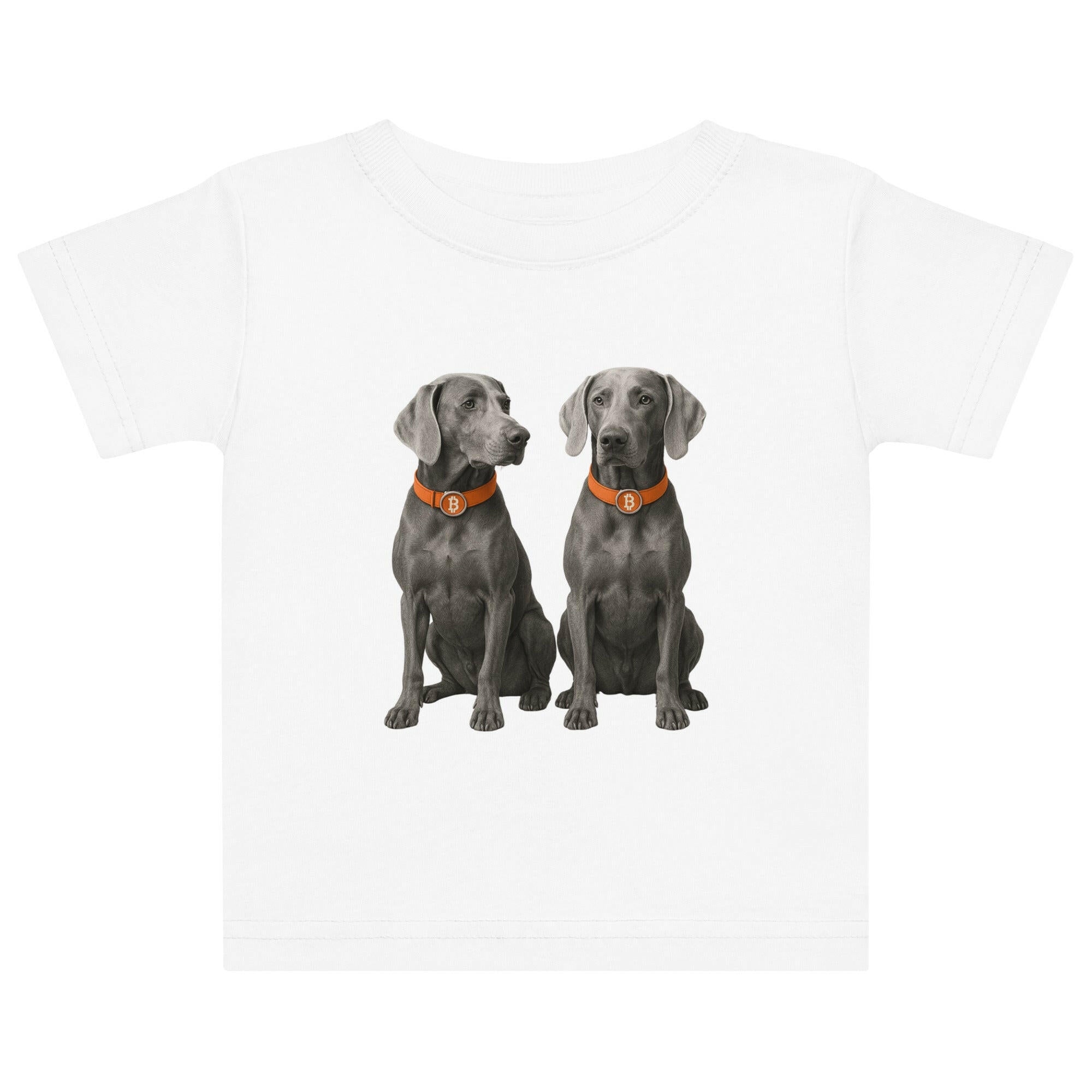 HODL Dog - Weimaraner / Infants Bitcoin Tee - Lil'B - The Orange Habit