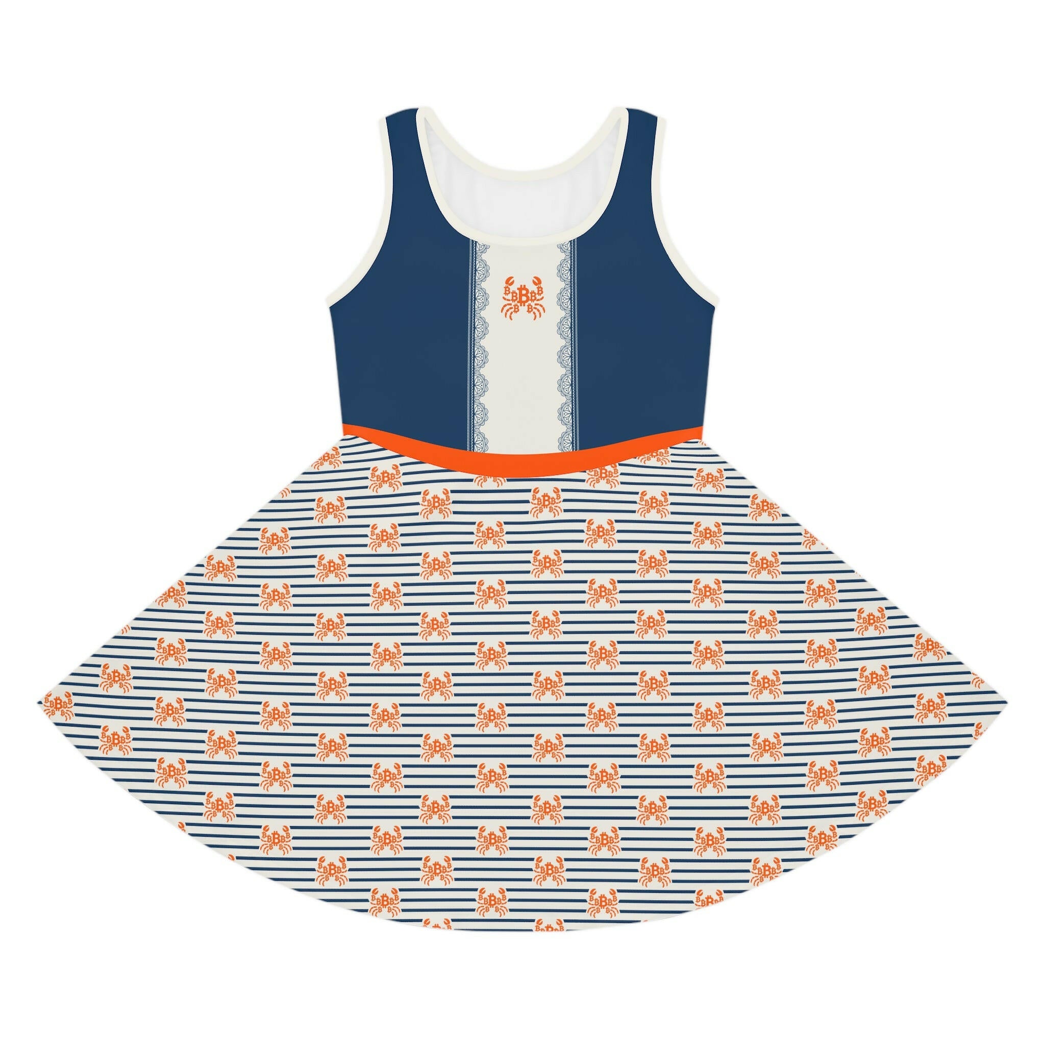 Crab B / Nautical Sundress - Lil'B - The Orange Habit