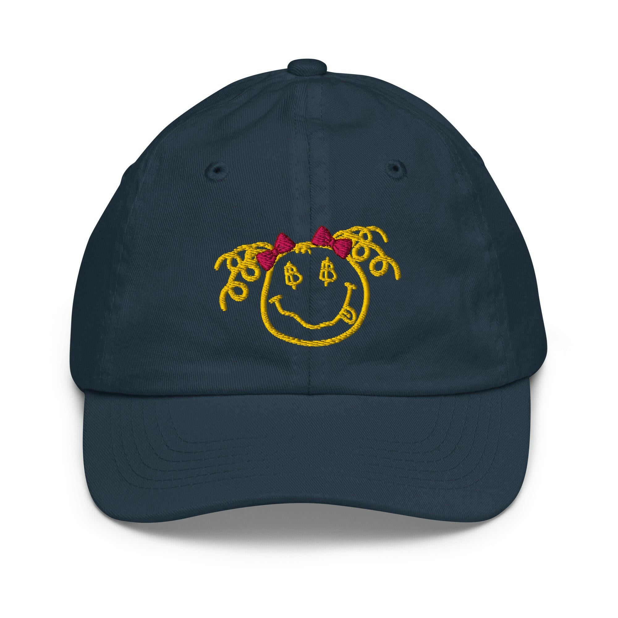 SATOSHI SMILES / Girls’ Bitcoin Hat - Lil'B Hats - The Orange Habit