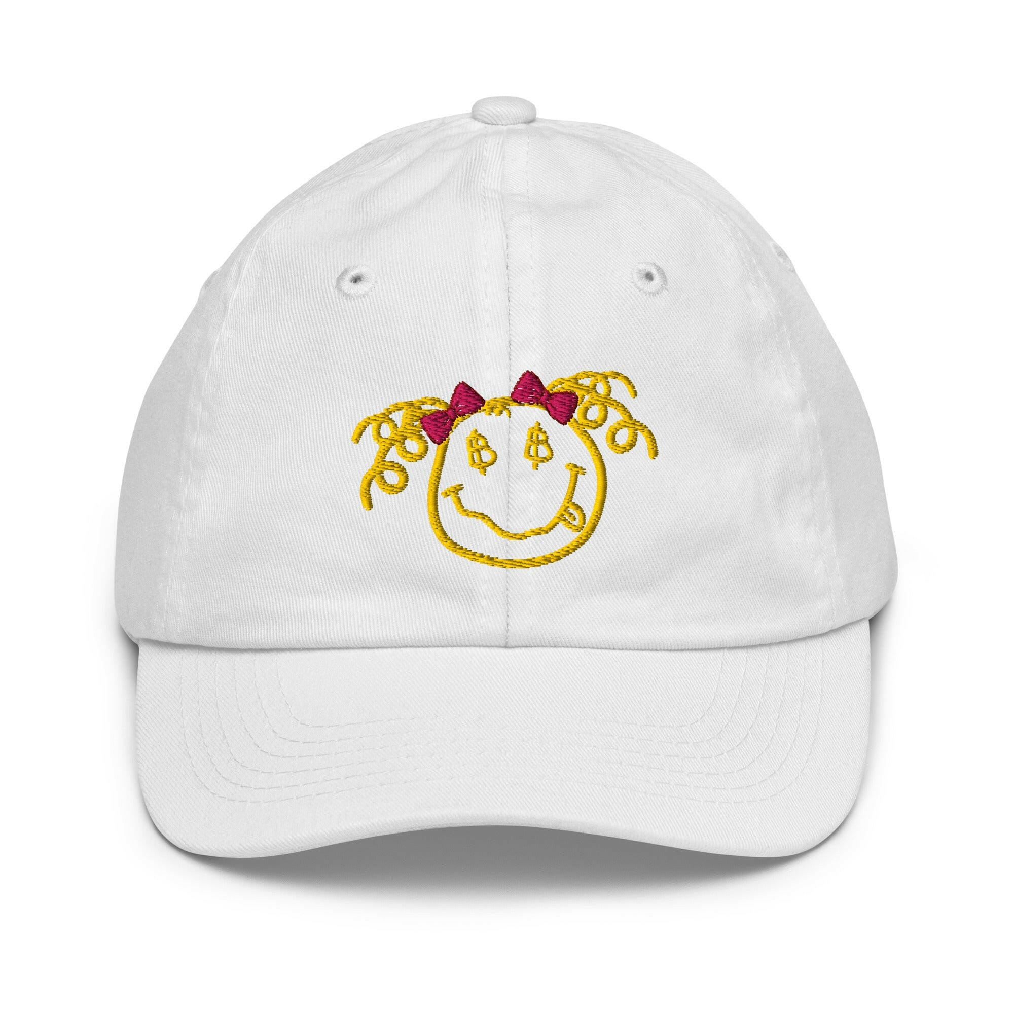 SATOSHI SMILES / Girls’ Bitcoin Hat - Lil'B Hats - The Orange Habit