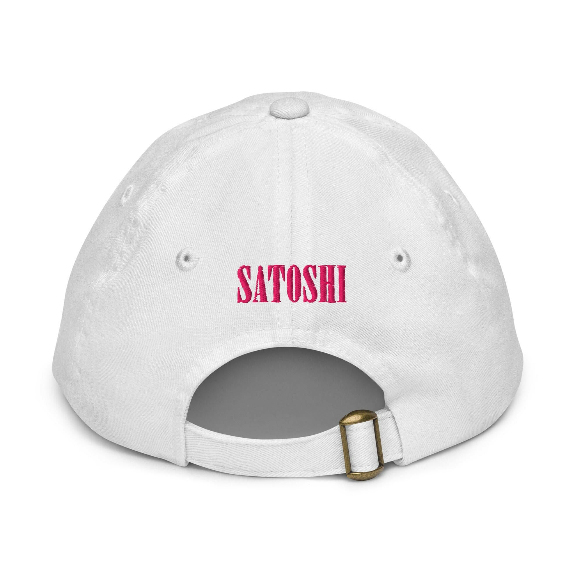 SATOSHI SMILES / Girls’ Bitcoin Hat - Lil'B Hats - The Orange Habit