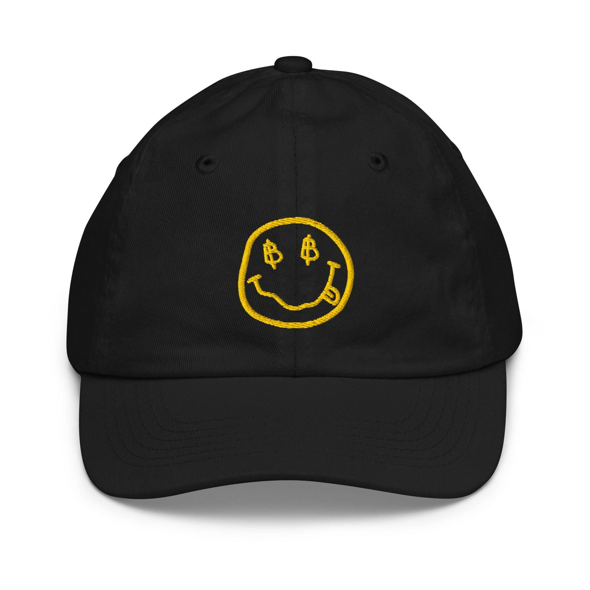 SATOSHI SMILES / Kids' Bitcoin Hat - Lil'B Hats - The Orange Habit