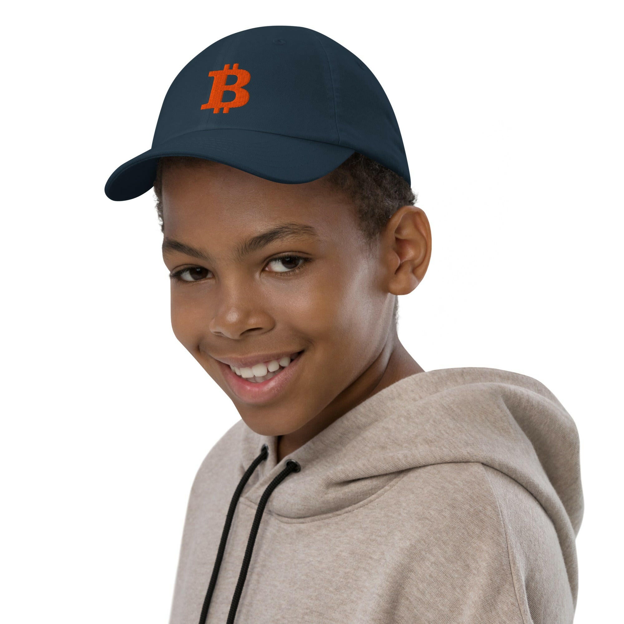 THE B / Kids Bitcoin Hat - Lil'B Hats - The Orange Habit