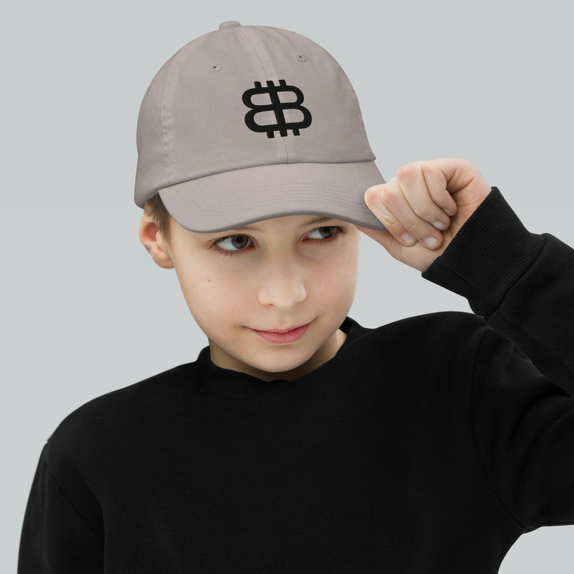 Bitcoin Paris / Kids Bitcoin Hat - Lil'B Hats - The Orange Habit