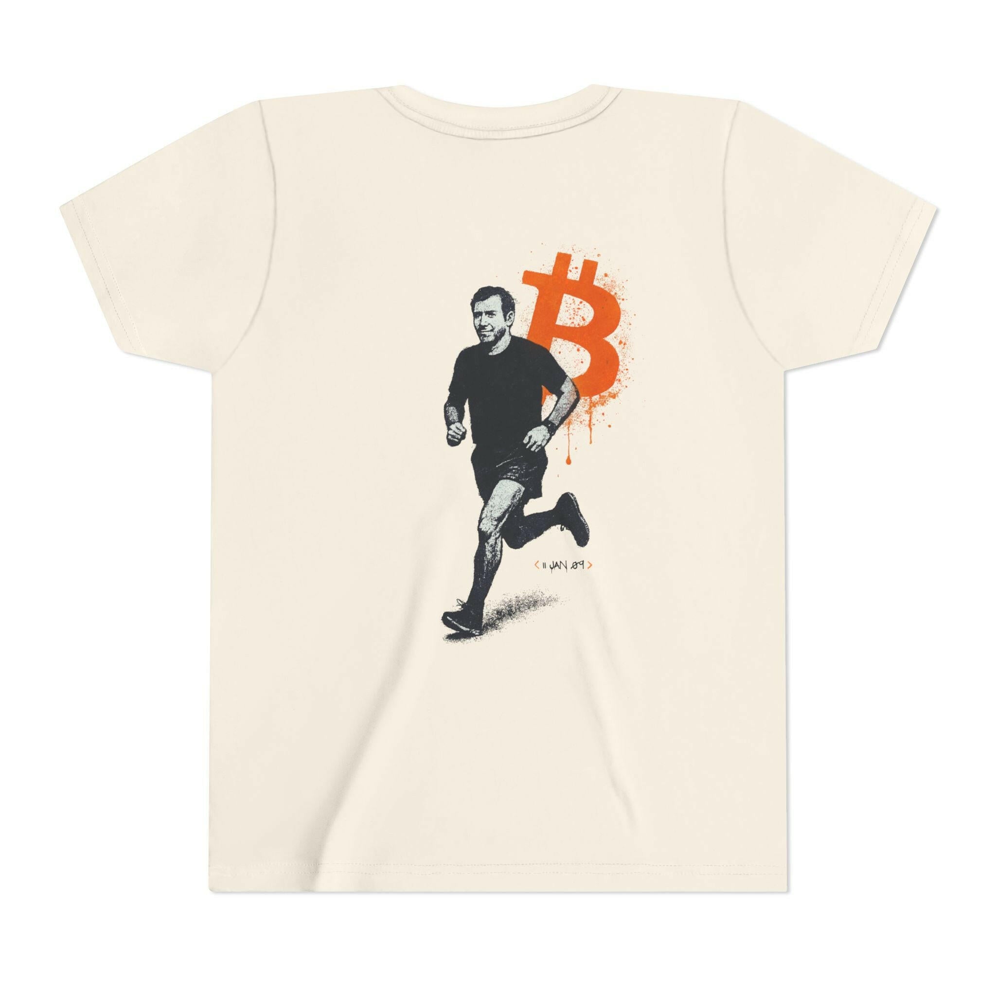 Running Bitcoin / Kid's T-Shirt - Lil'B - The Orange Habit