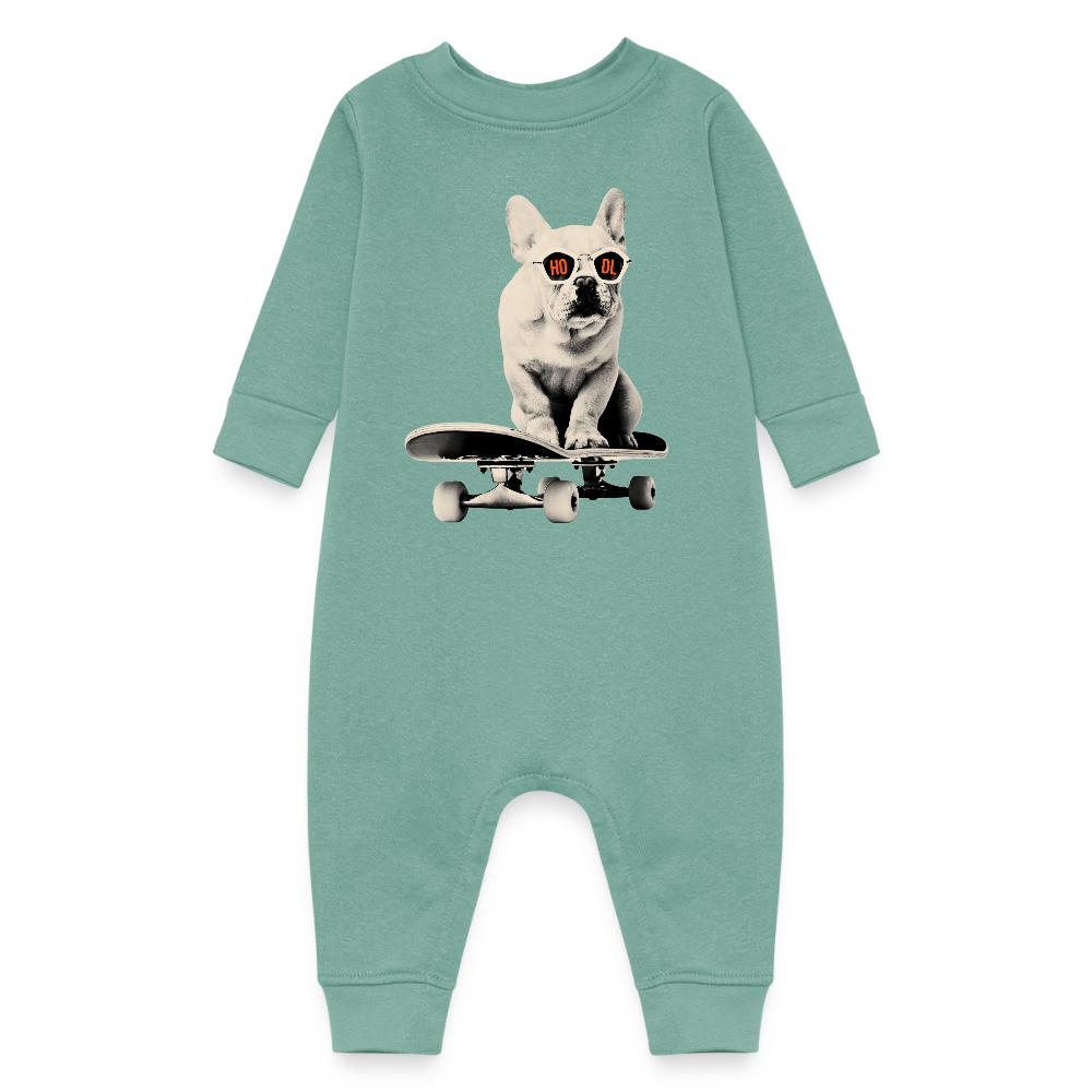HODL Dog / Baby Fleece One-Piece - Lil'B - The Orange Habit