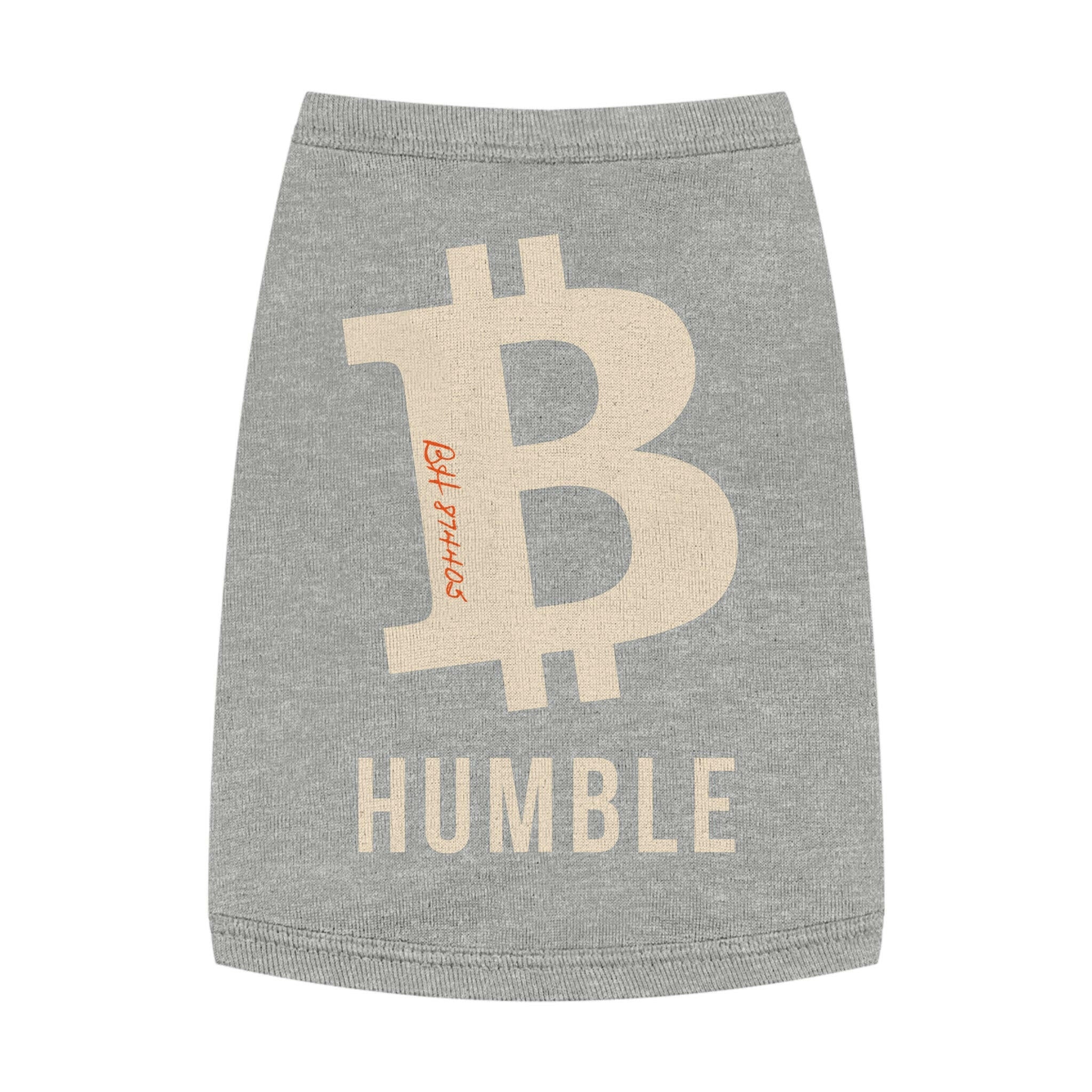 B Humble / Pet Bitcoin Tank Top - Maison Toshi - The Orange Habit