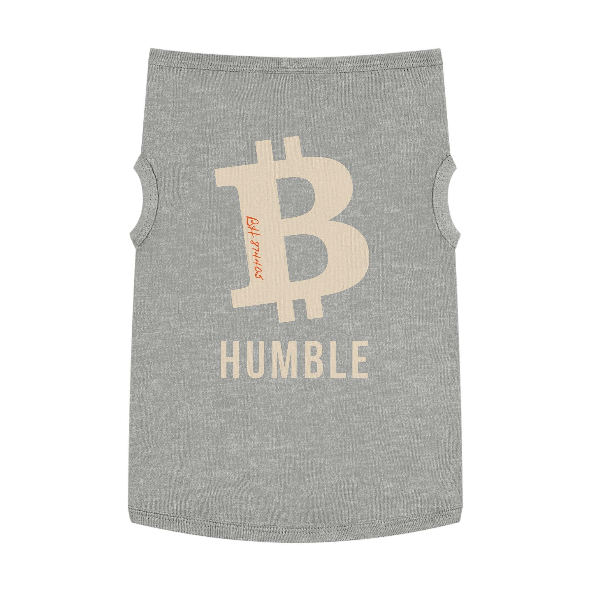 B Humble / Pet Bitcoin Tank Top - Maison Toshi - The Orange Habit