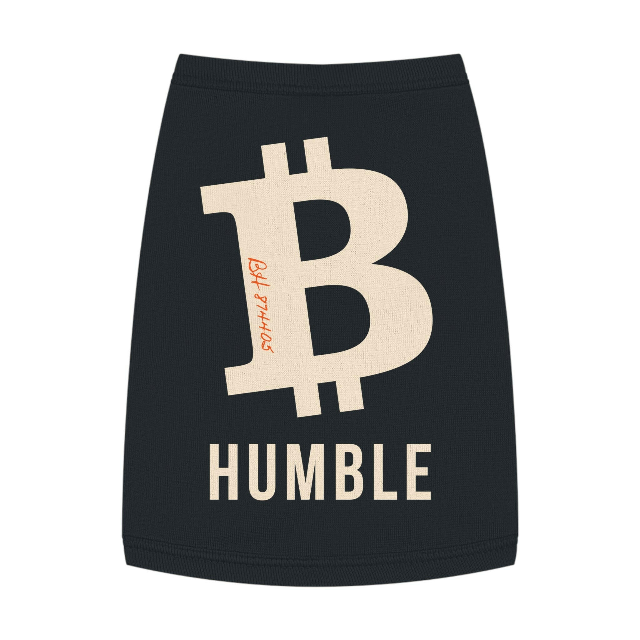 B Humble / Pet Bitcoin Tank Top - Maison Toshi - The Orange Habit