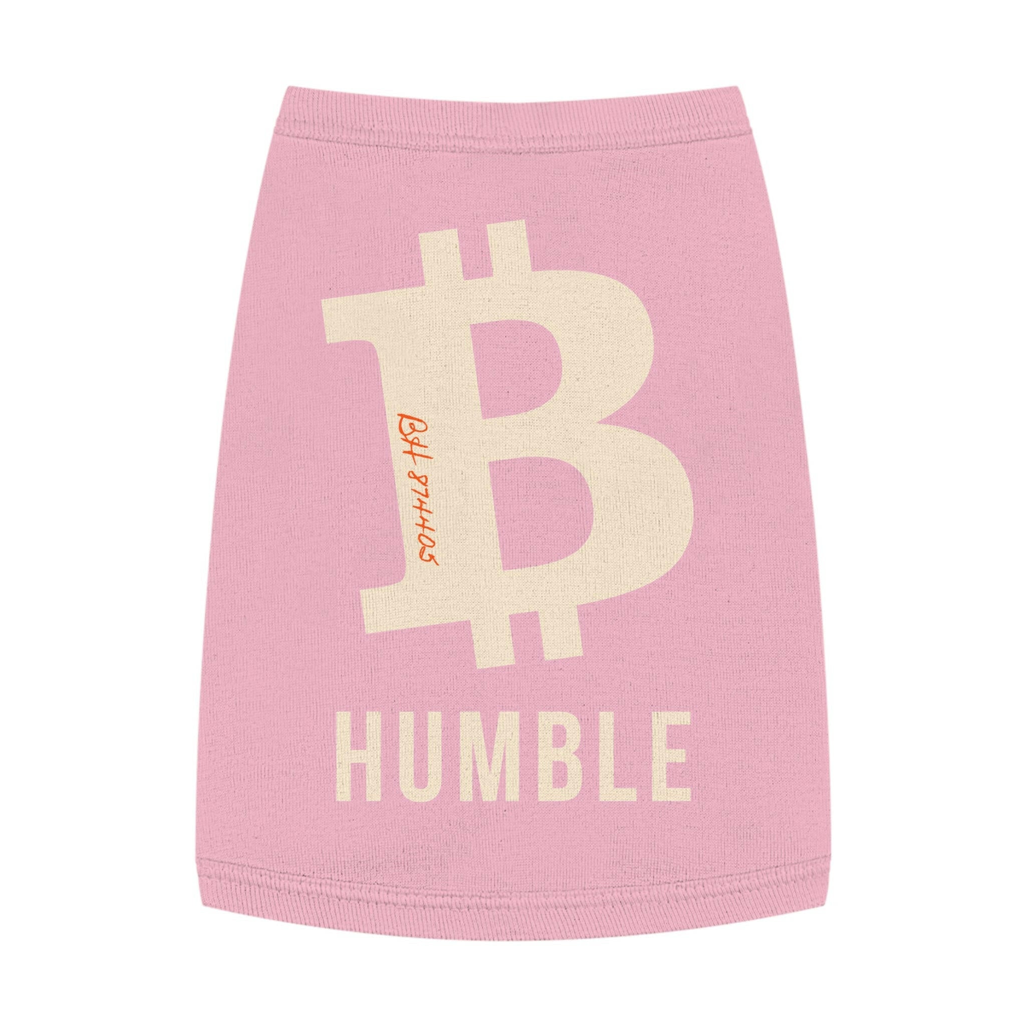 B Humble / Pet Bitcoin Tank Top - Maison Toshi - The Orange Habit