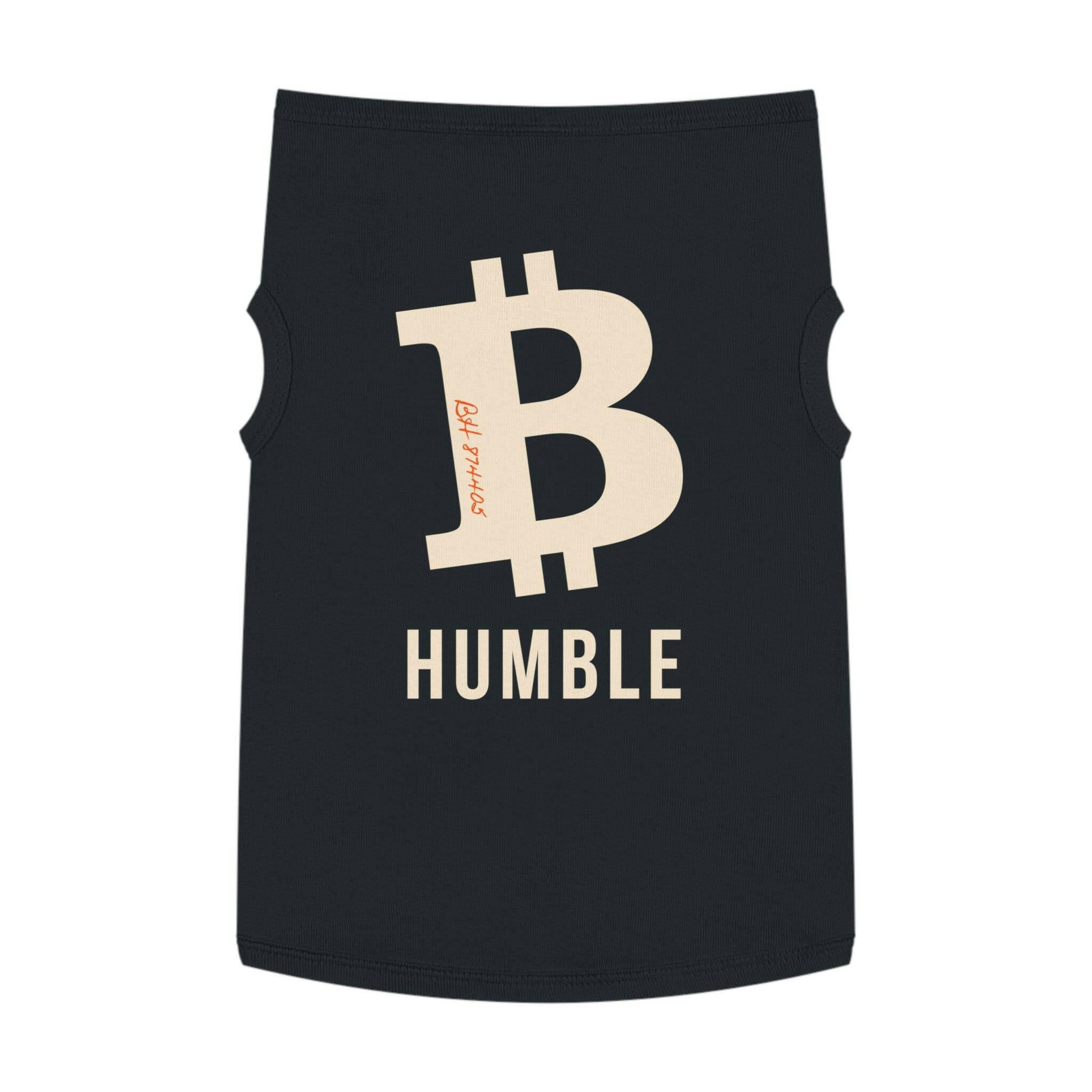 B Humble / Pet Bitcoin Tank Top - Maison Toshi - The Orange Habit
