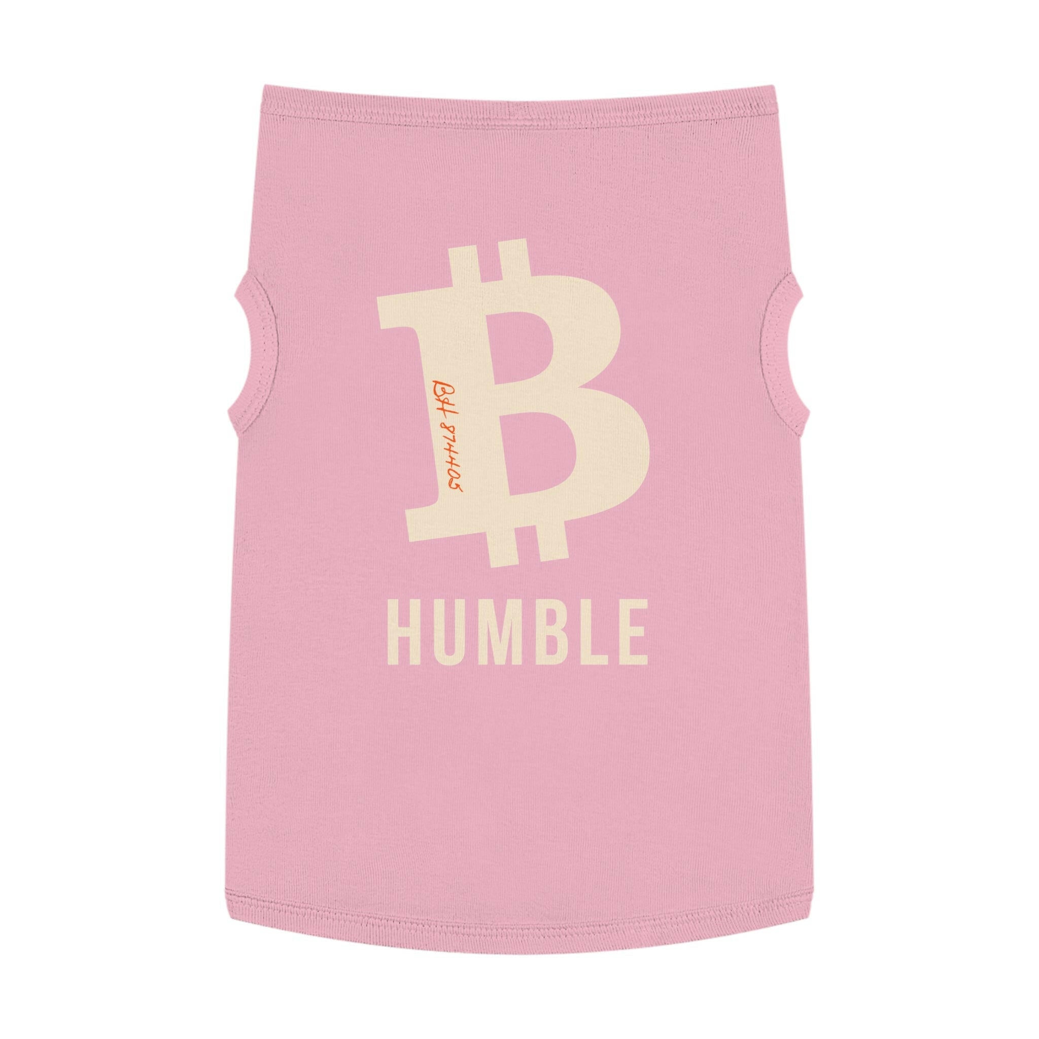 B Humble / Pet Bitcoin Tank Top - Maison Toshi - The Orange Habit