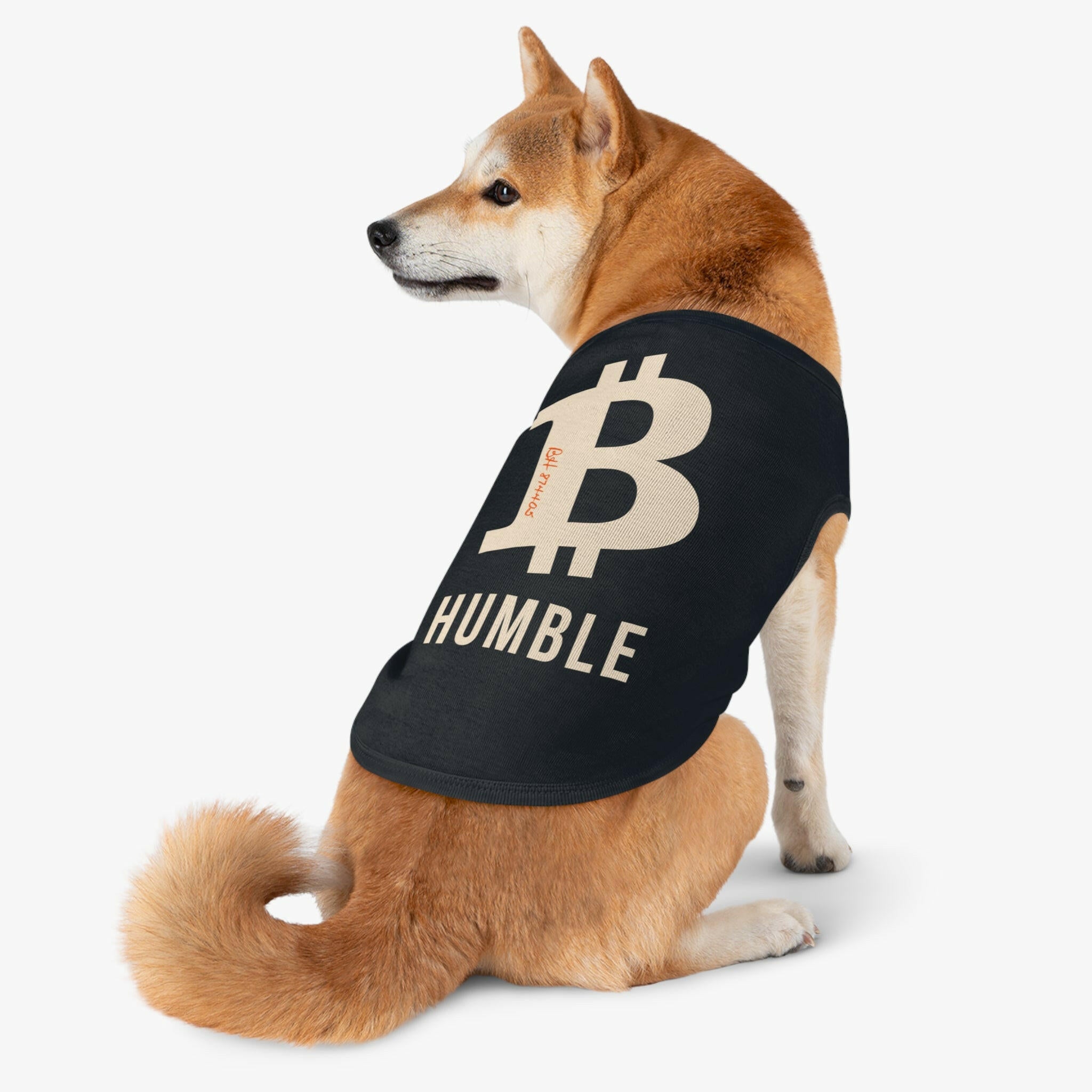 B Humble / Pet Bitcoin Tank Top - Maison Toshi - The Orange Habit