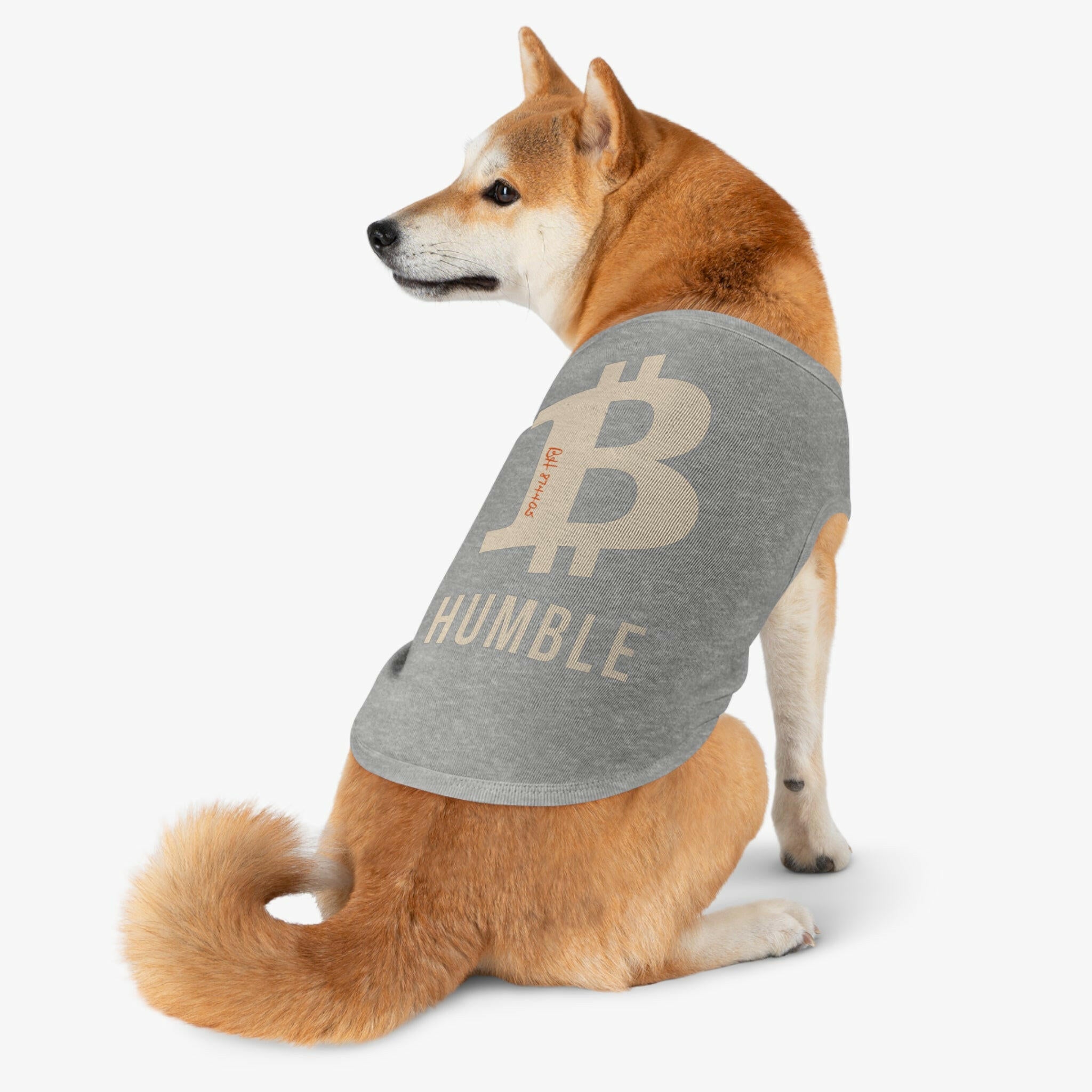 B Humble / Pet Bitcoin Tank Top - Maison Toshi - The Orange Habit