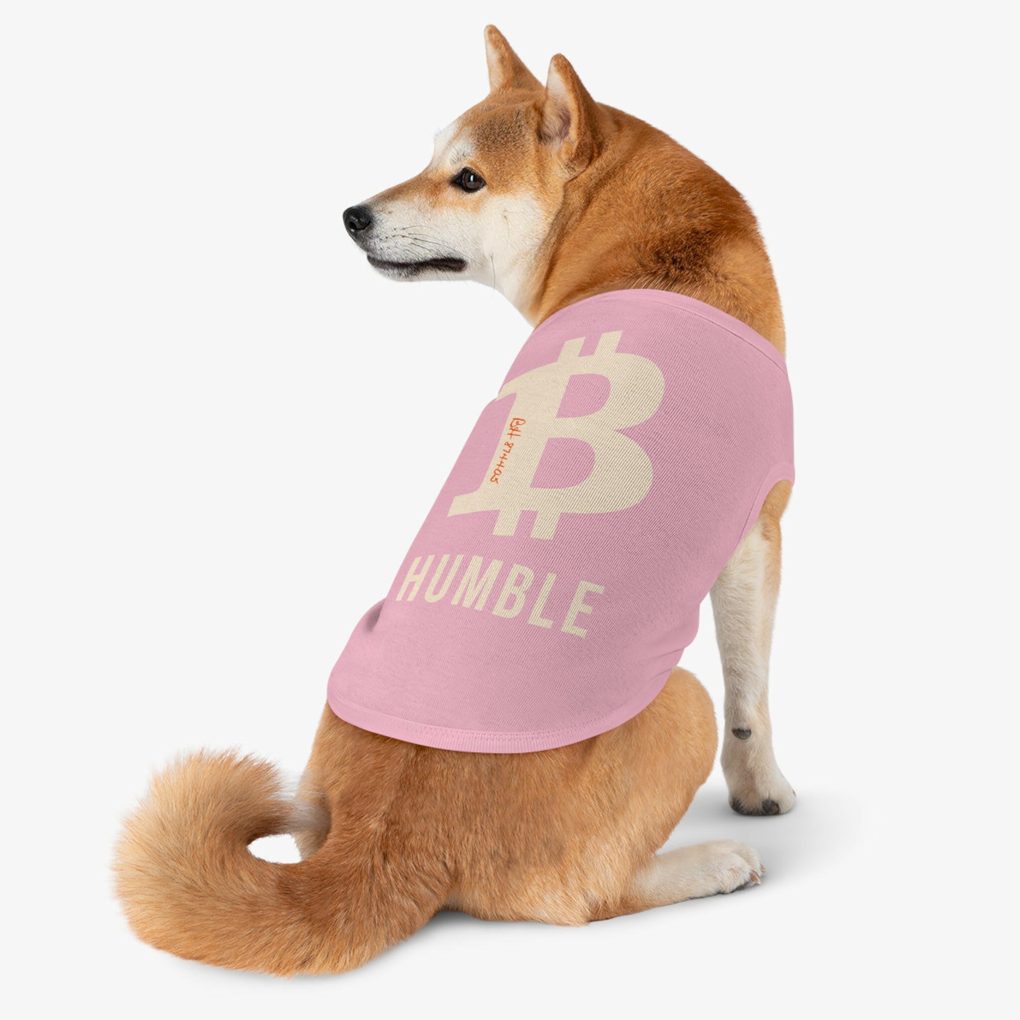 B Humble / Pet Bitcoin Tank Top - Maison Toshi - The Orange Habit