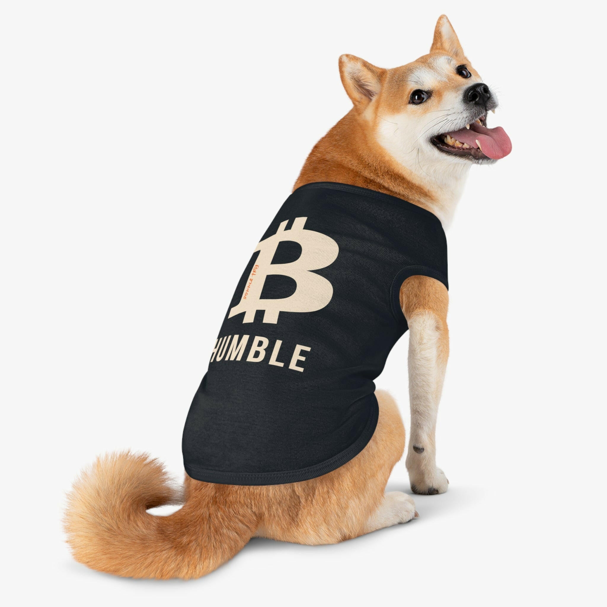 B Humble / Pet Bitcoin Tank Top - Maison Toshi - The Orange Habit