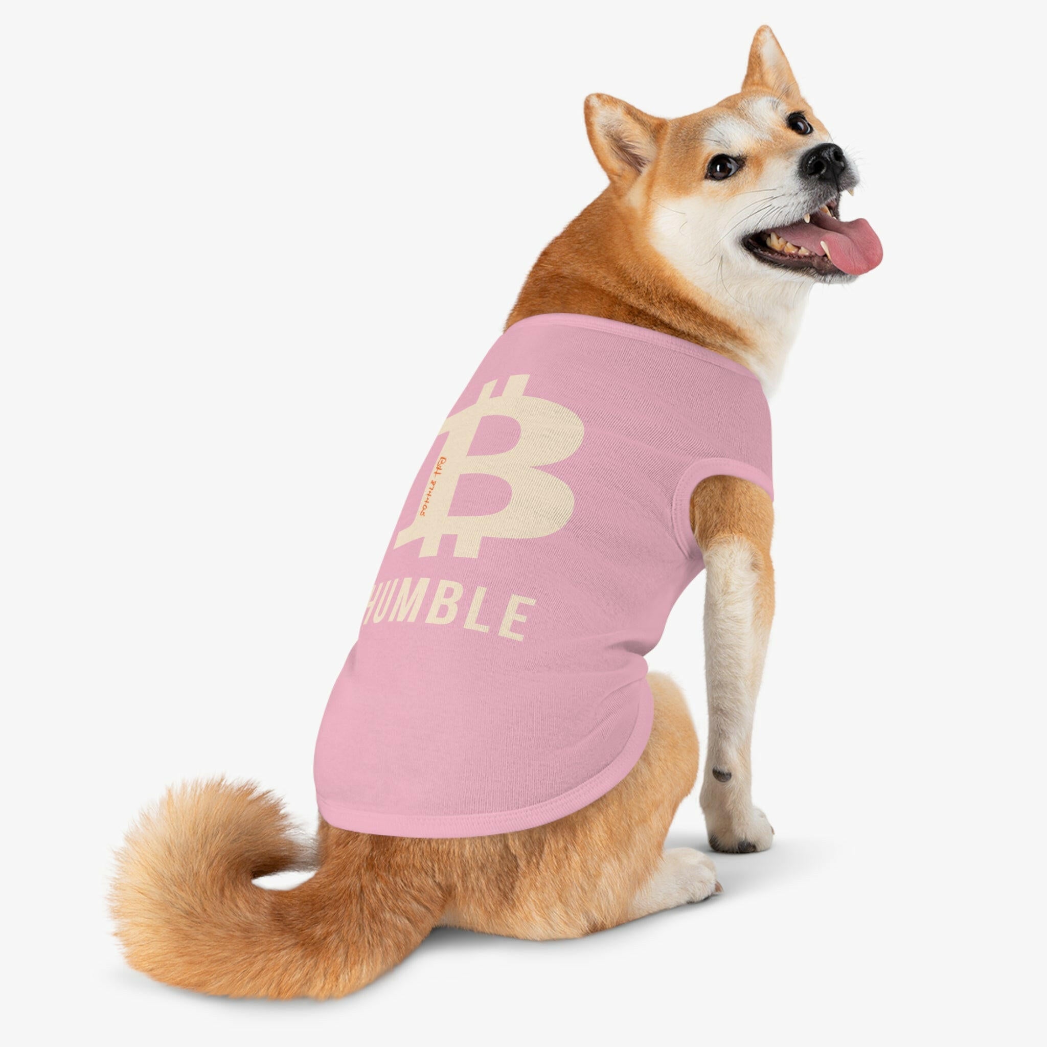 B Humble / Pet Bitcoin Tank Top - Maison Toshi - The Orange Habit