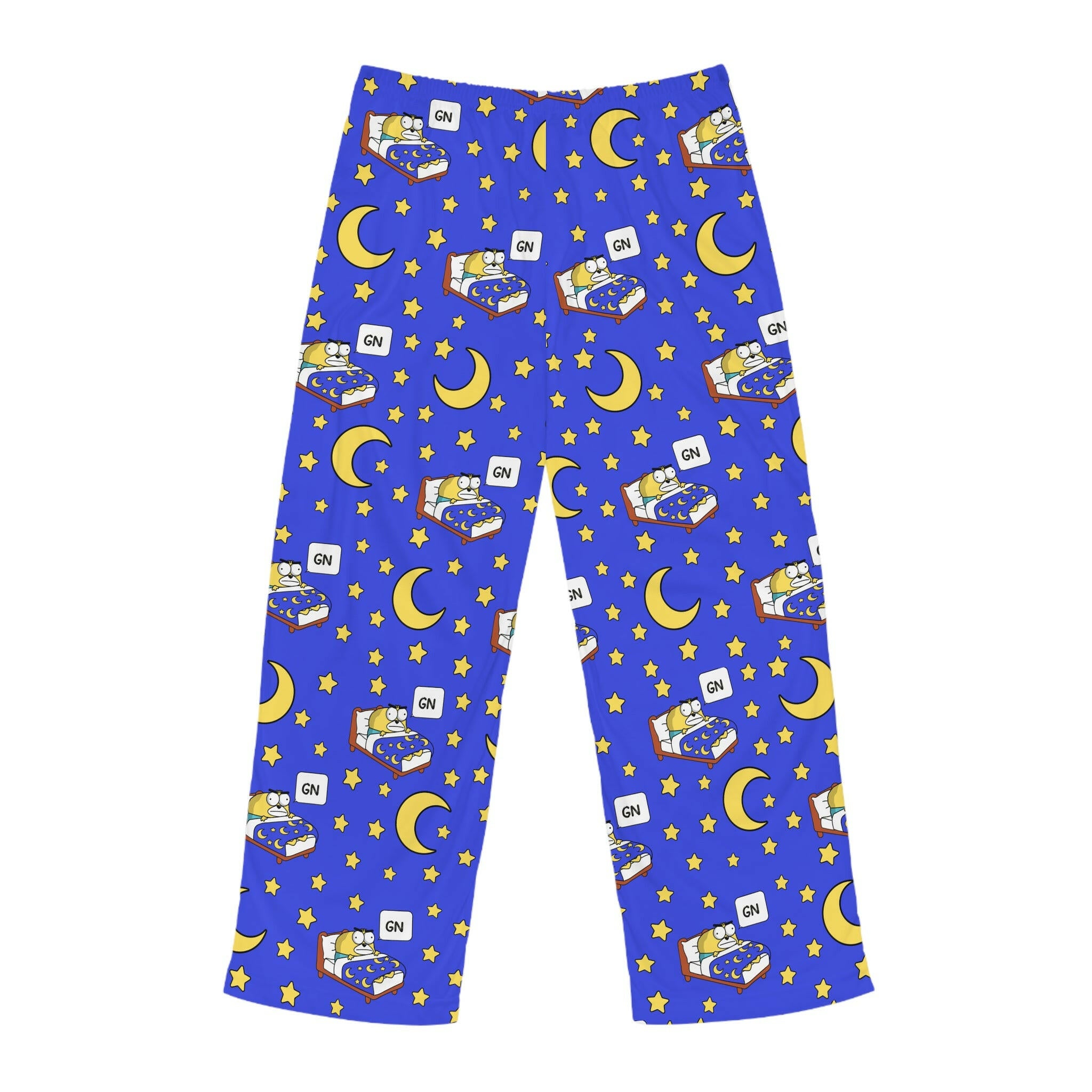 Meme YELLOW / Men's Pajama Pants - SVRN_T - The Orange Habit