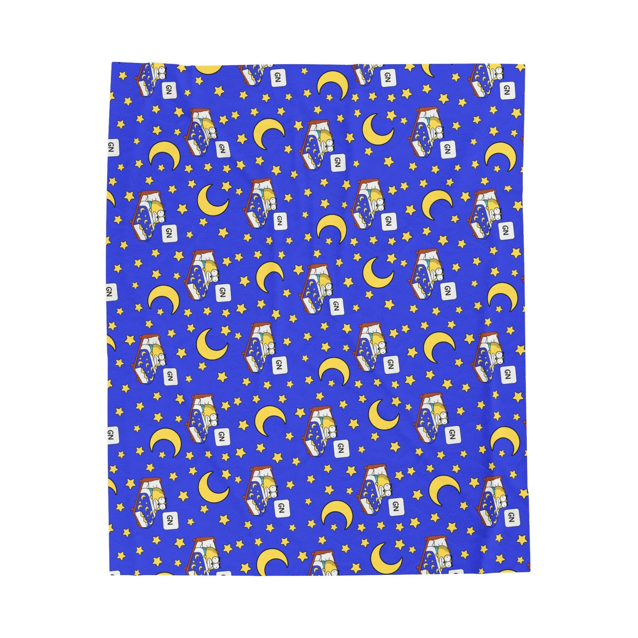 Meme YELLOW / Velveteen Blanket - Orange Habit Home - The Orange Habit