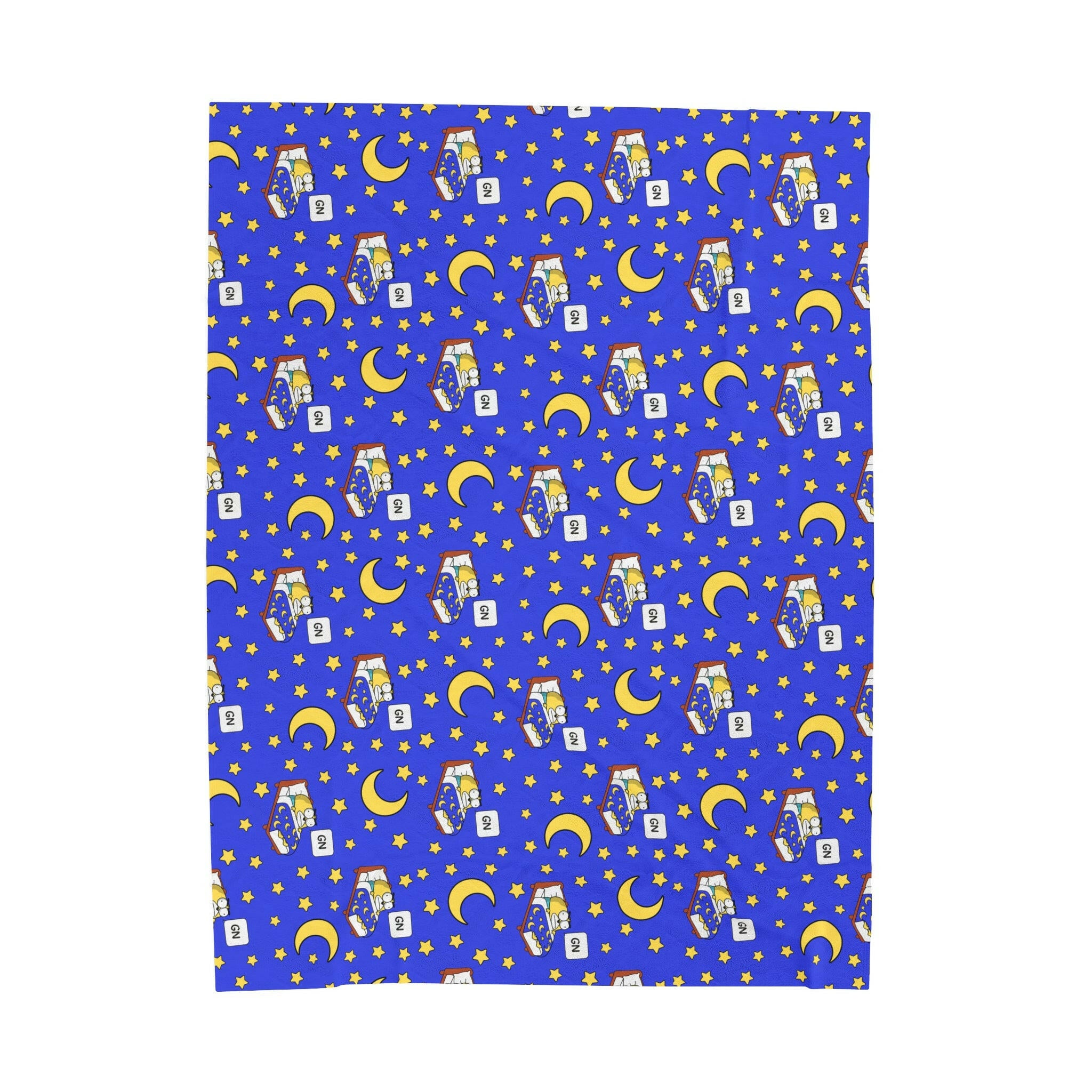 Meme YELLOW / Velveteen Blanket - Orange Habit Home - The Orange Habit