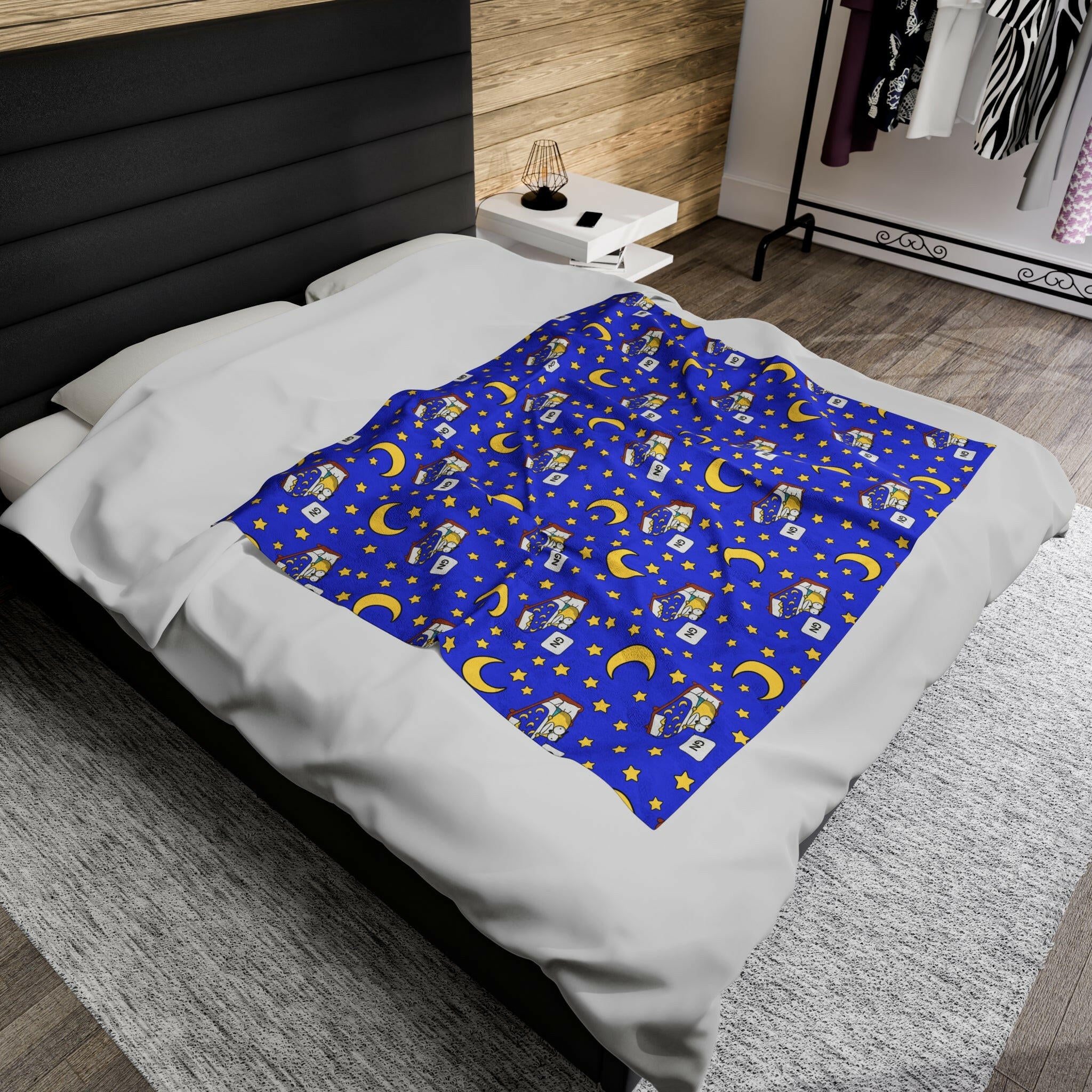 Meme YELLOW / Velveteen Blanket - Orange Habit Home - The Orange Habit