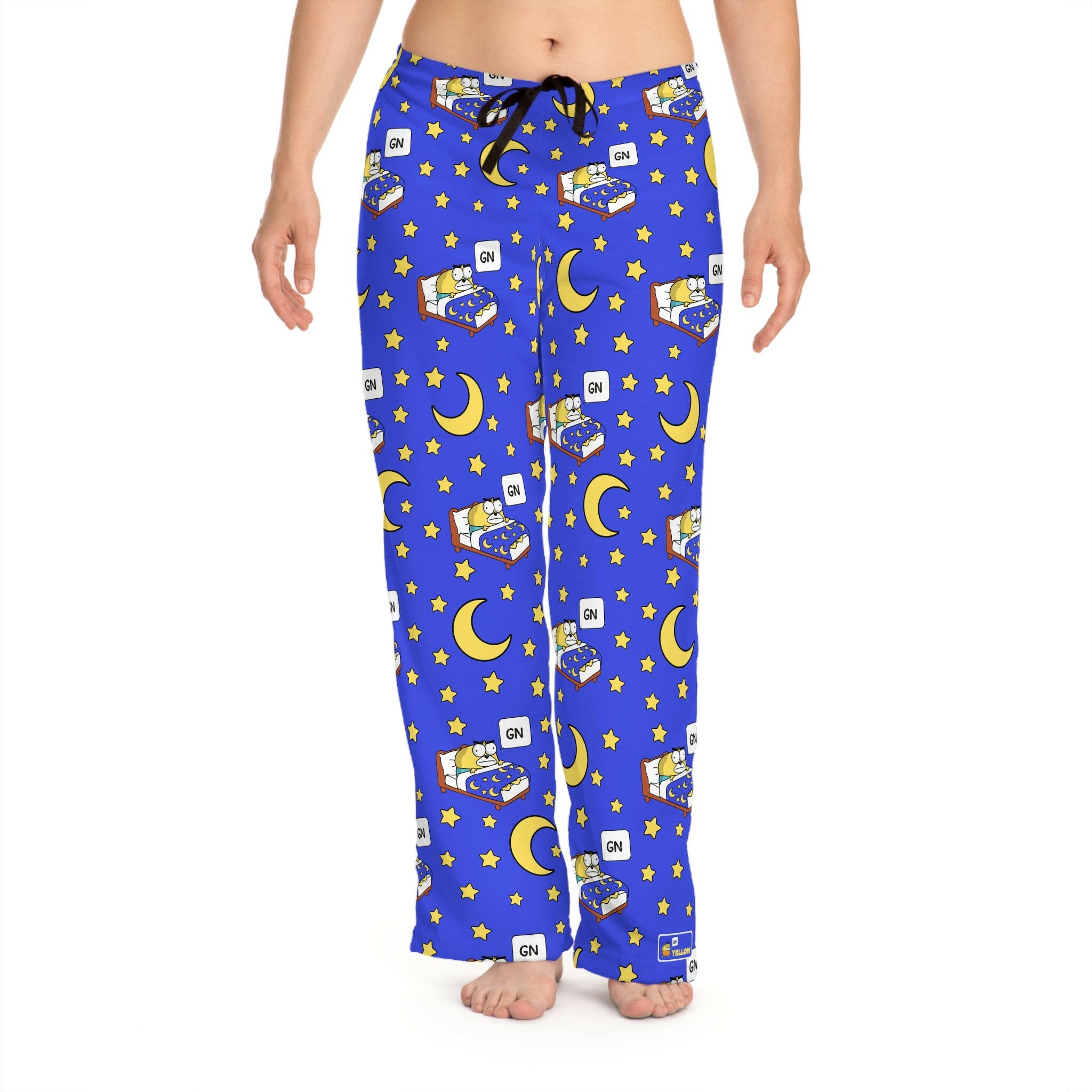 Meme YELLOW / Women's Pajama Pants - SVRN_T Woman - The Orange Habit