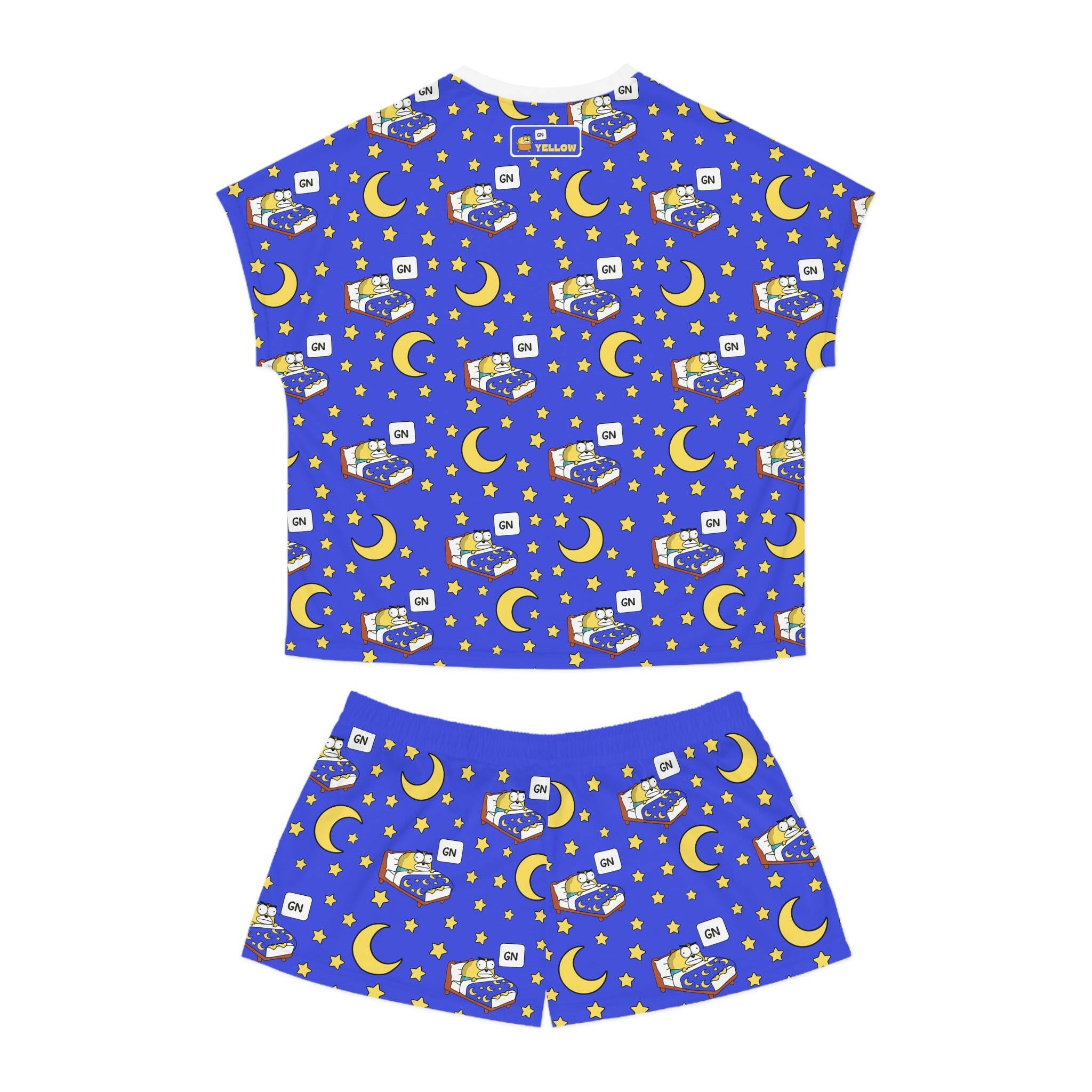 Meme YELLOW / Women's Pajama Set - SVRN_T Woman - The Orange Habit