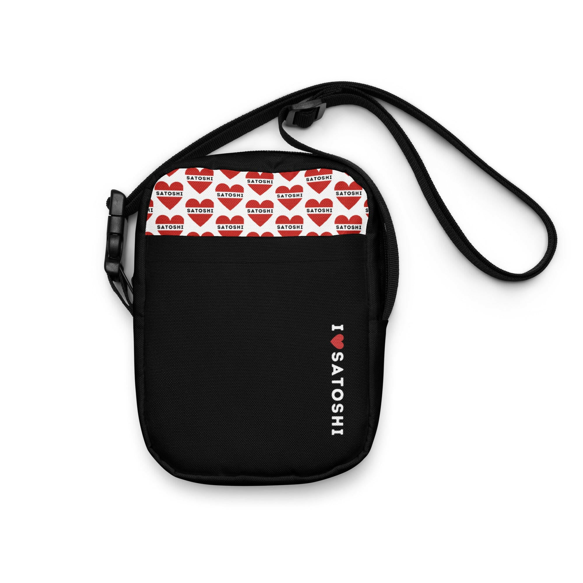 I Heart Satoshi / Crossbody Bag - Nikki Nakamoto Bags - The Orange Habit