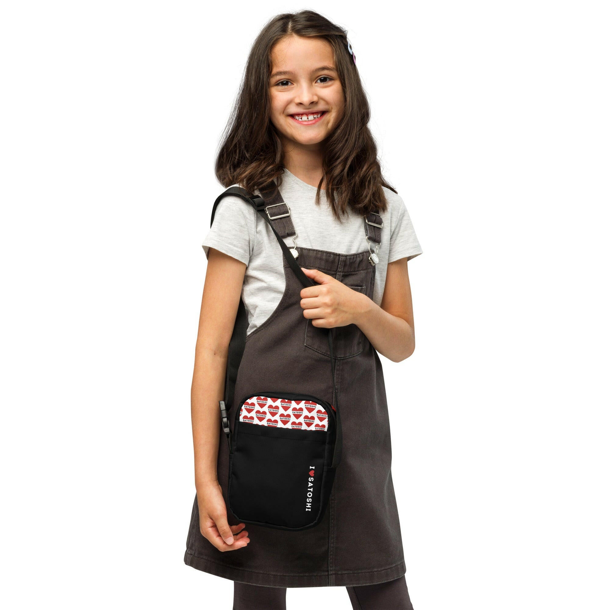 I Heart Satoshi / Crossbody Bag - Nikki Nakamoto Bags - The Orange Habit