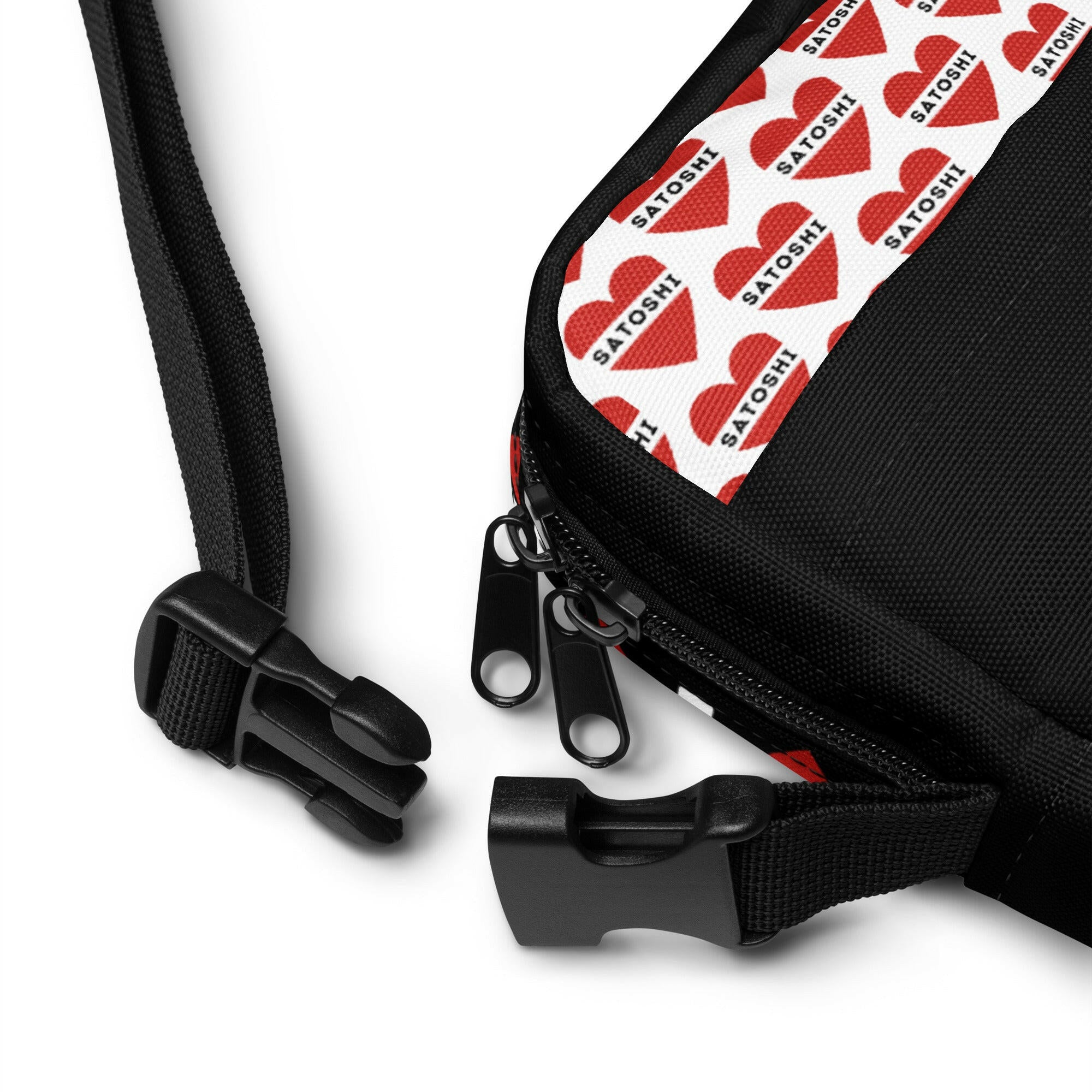 I Heart Satoshi / Crossbody Bag - Nikki Nakamoto Bags - The Orange Habit