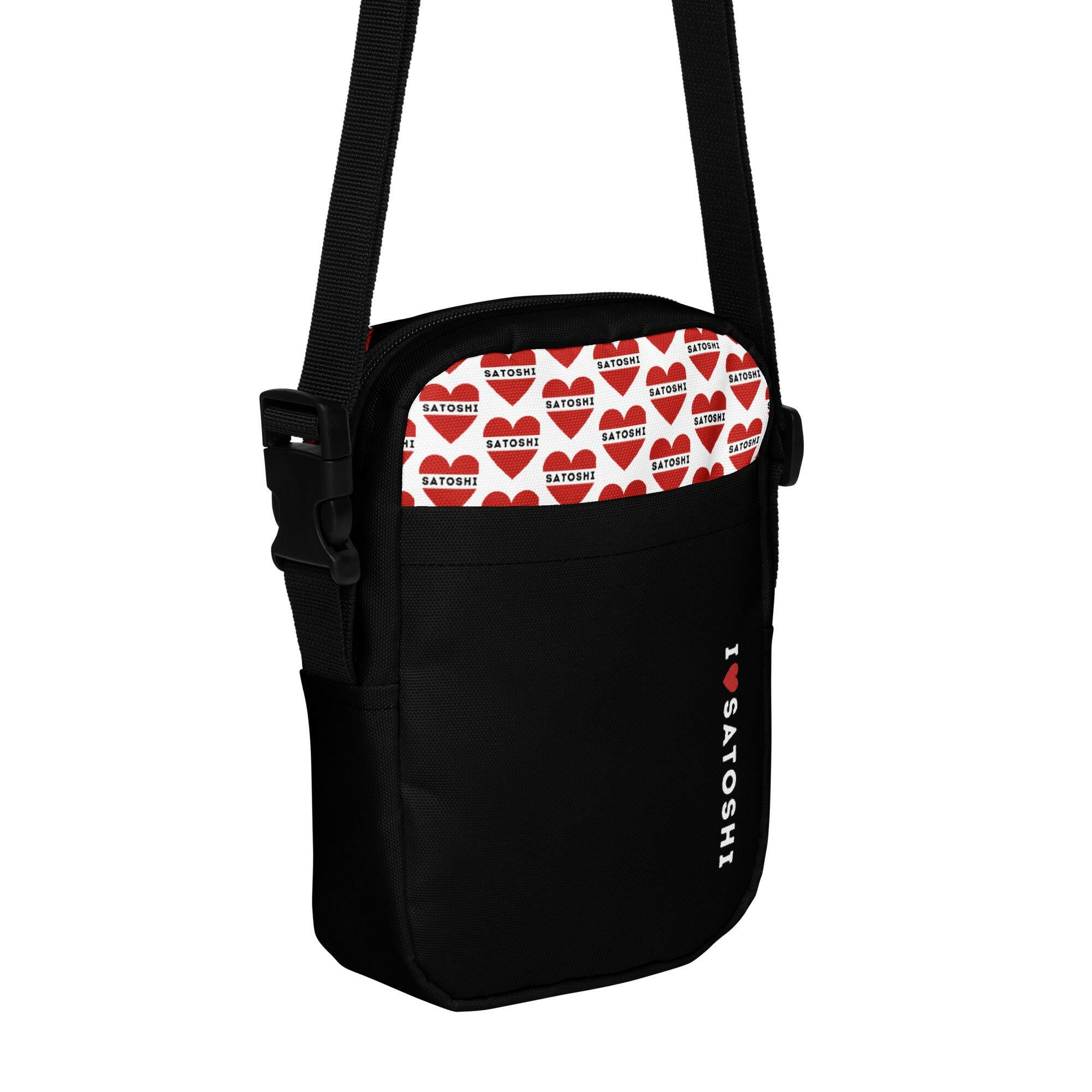 I Heart Satoshi / Crossbody Bag - Nikki Nakamoto Bags - The Orange Habit